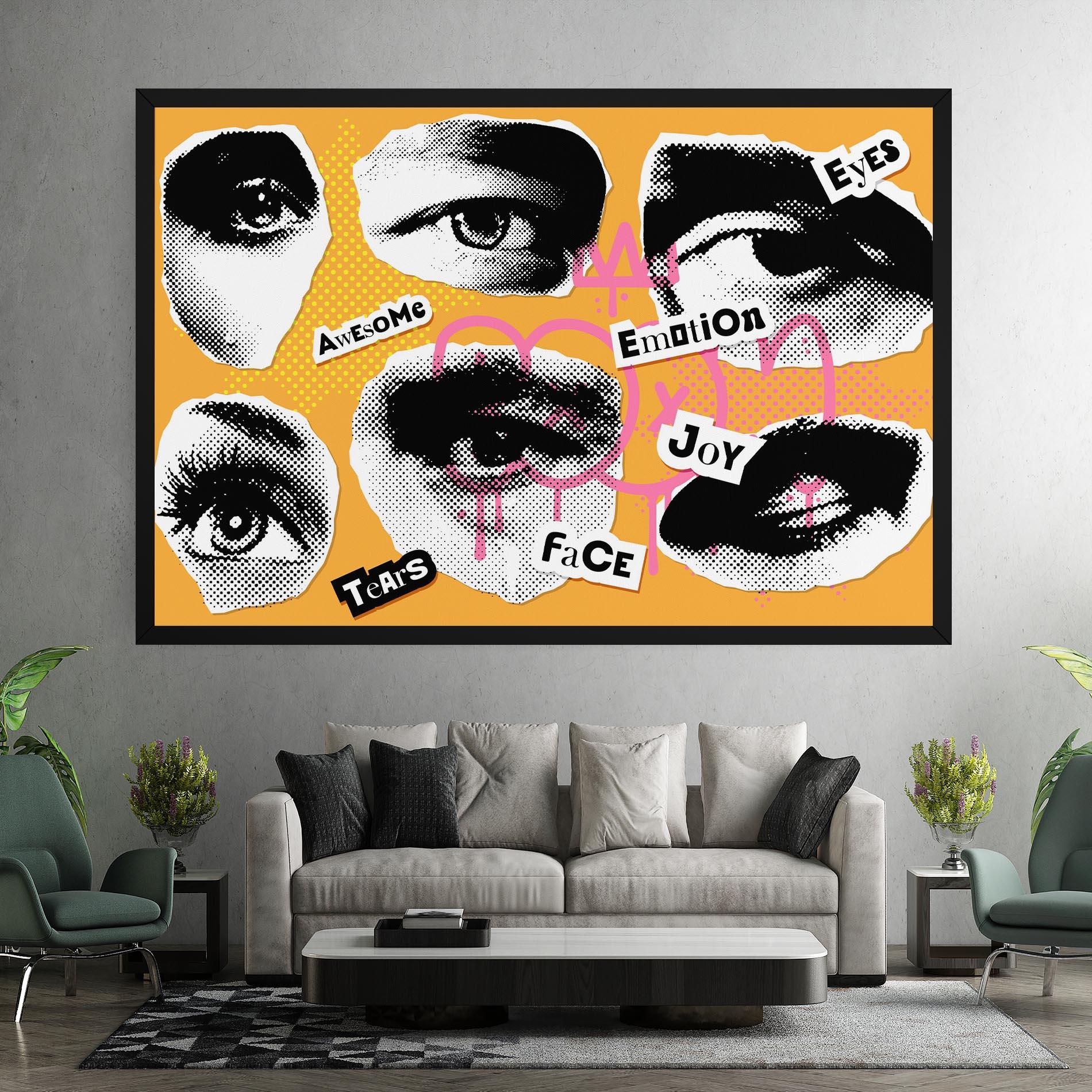 Tablou Canvas Awesome Emotions mockup 7