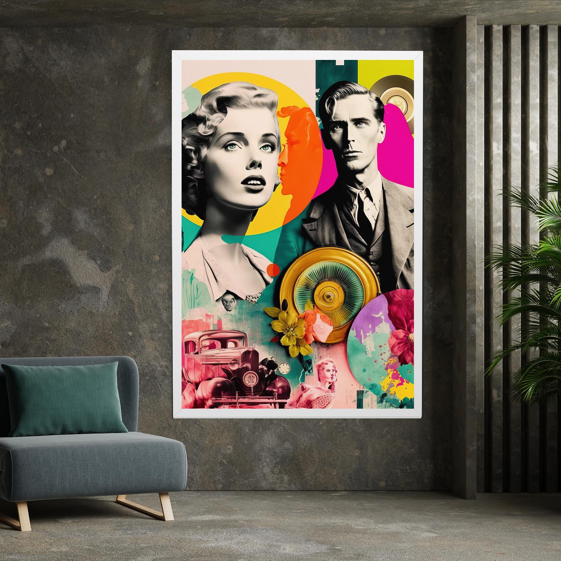 60s Retro Collage mockup 7