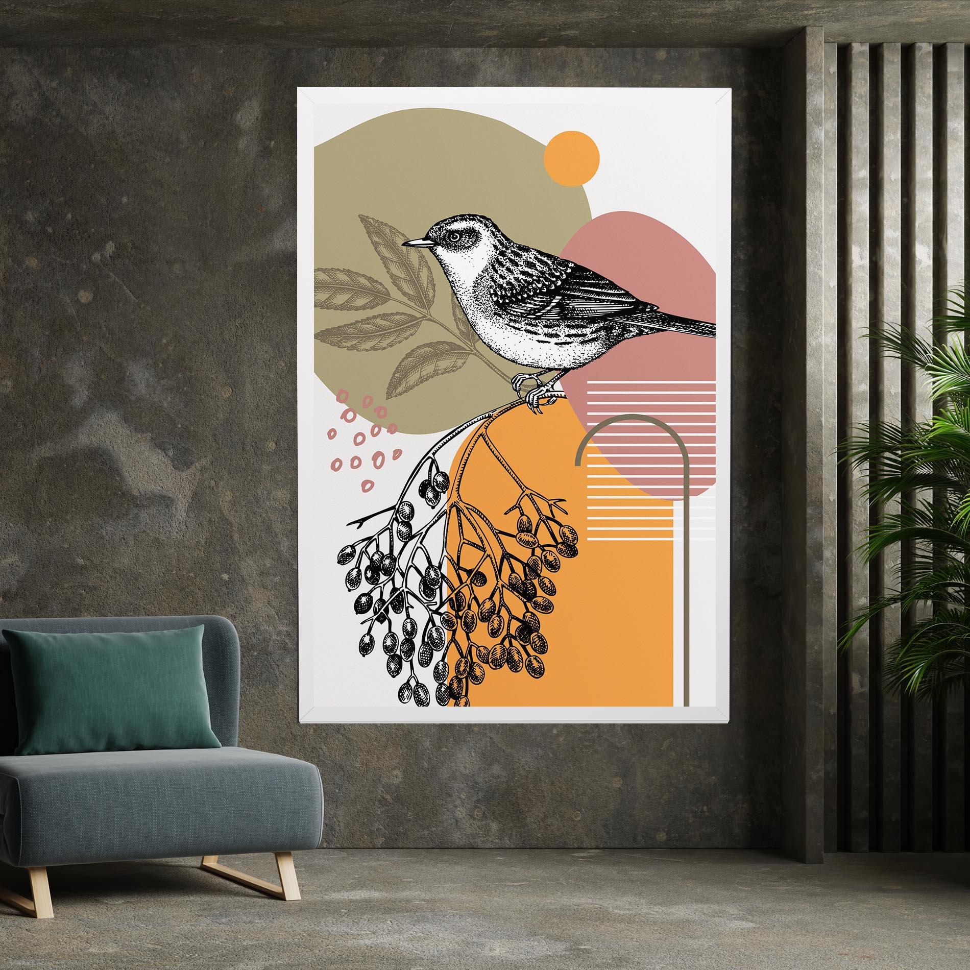 Tablou Canvas Bird Collage mockup 7