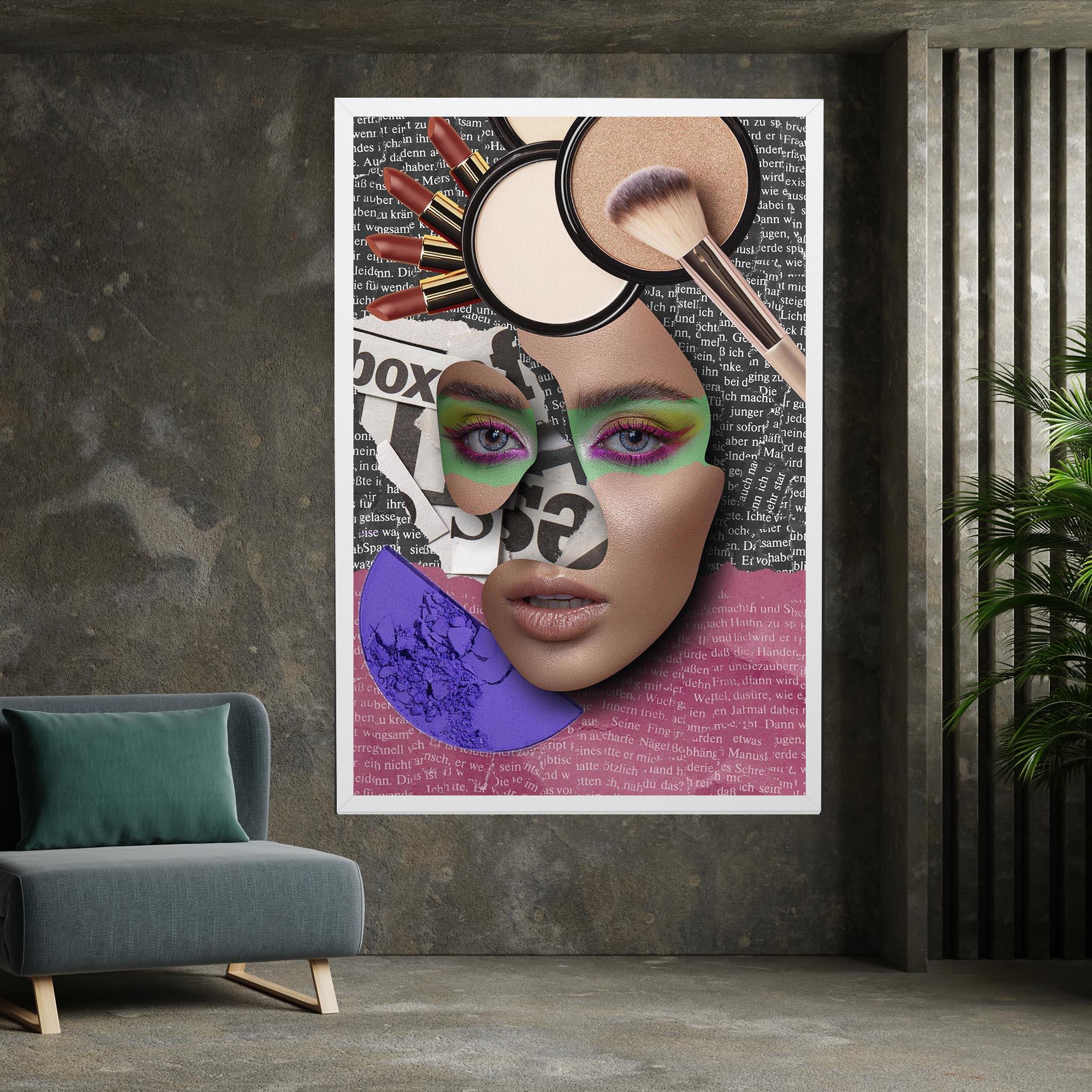 Tablou Canvas Makeup Collage mockup 7
