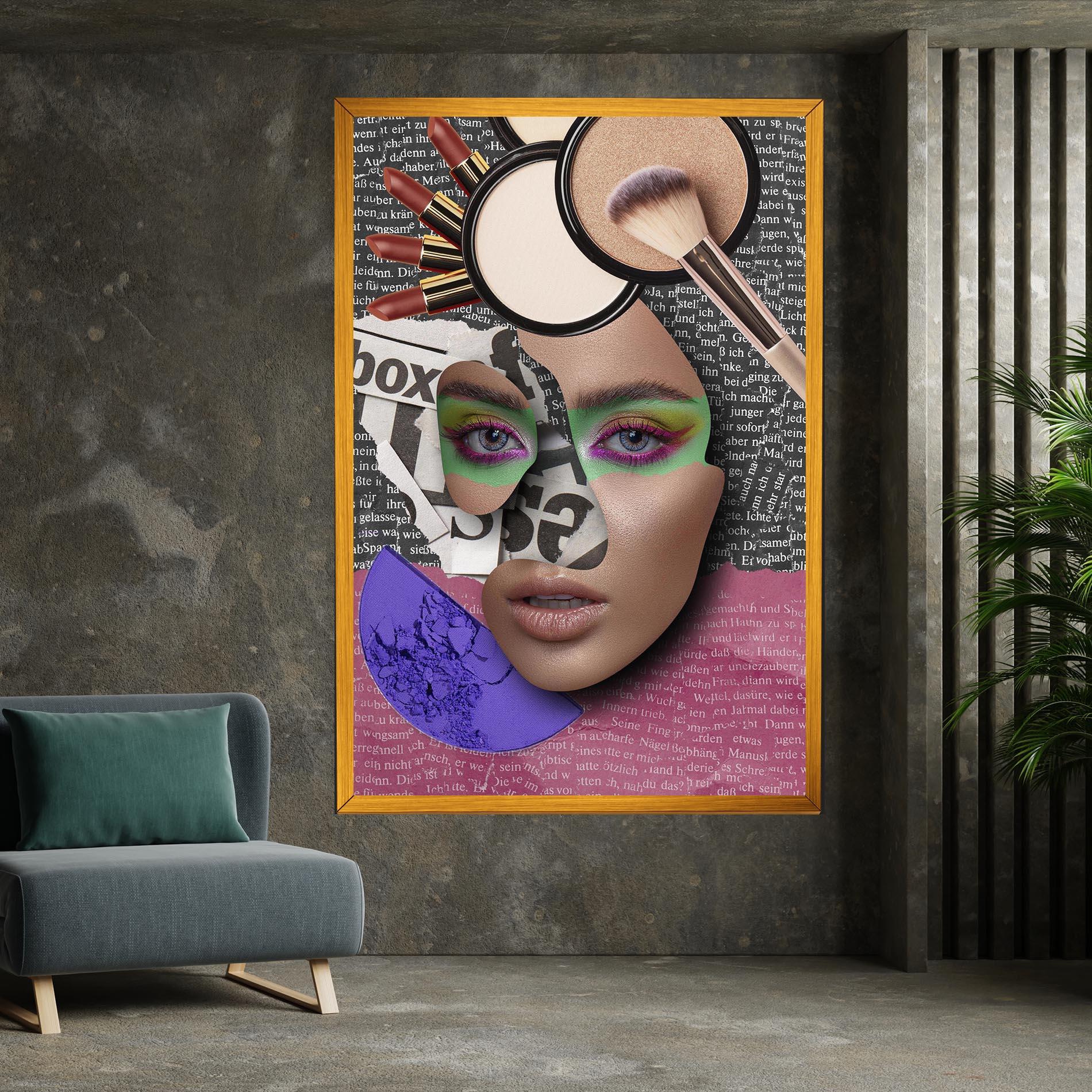 Tablou Canvas Makeup Collage mockup 7