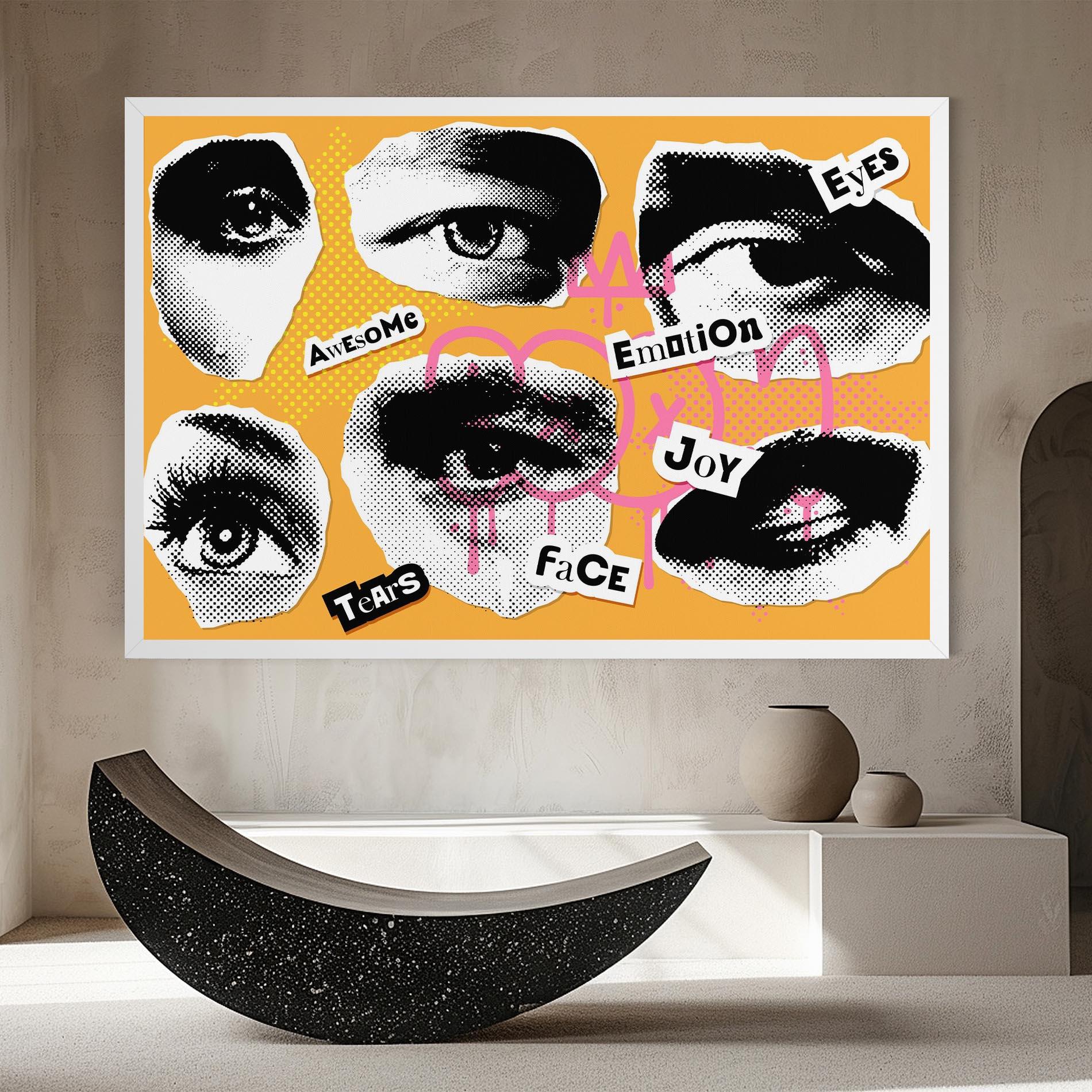 Tablou Canvas Awesome Emotions mockup 8