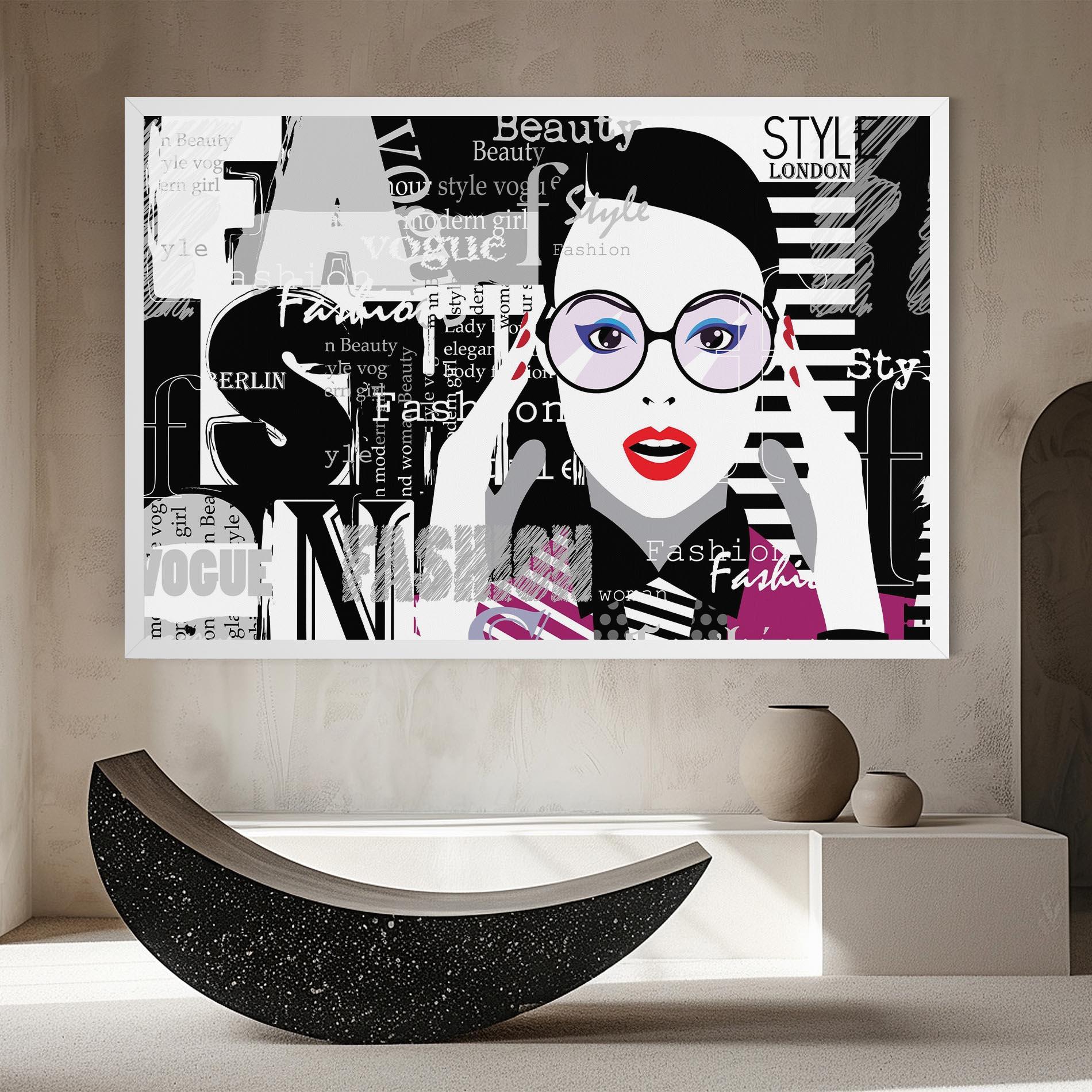 Tablou Canvas Fashion Collage mockup 8