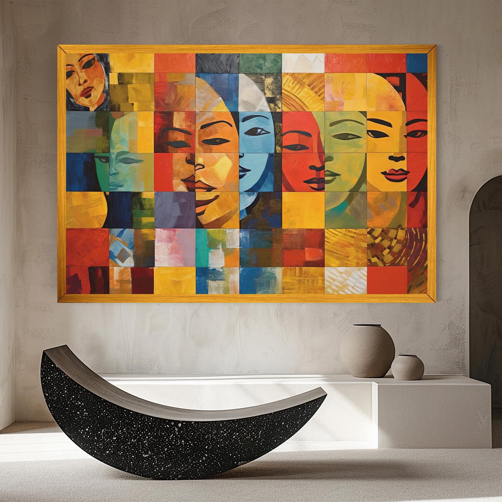 Tablou Canvas Abstract Concept Collage mockup 8