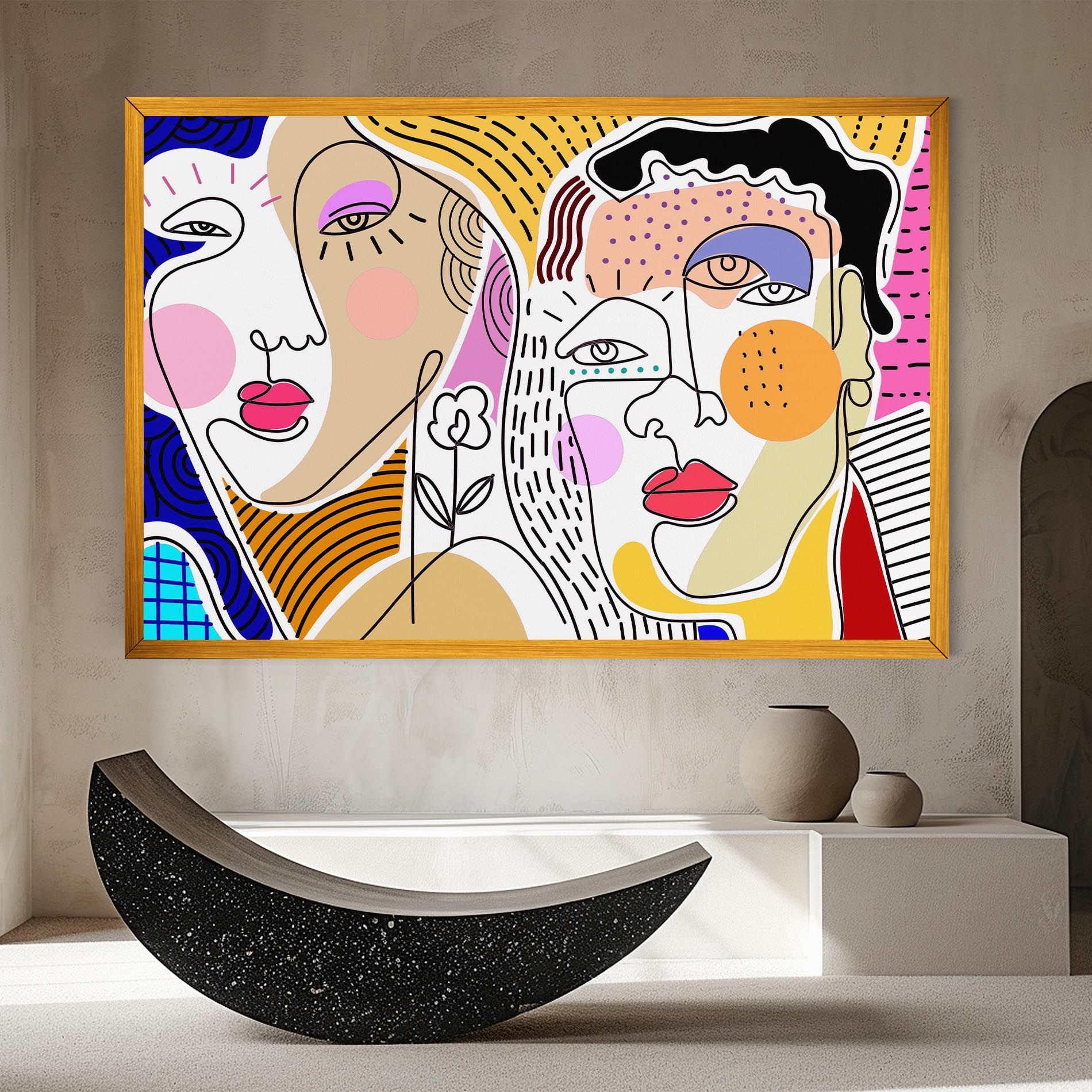 Abstract Eye Face mockup 8