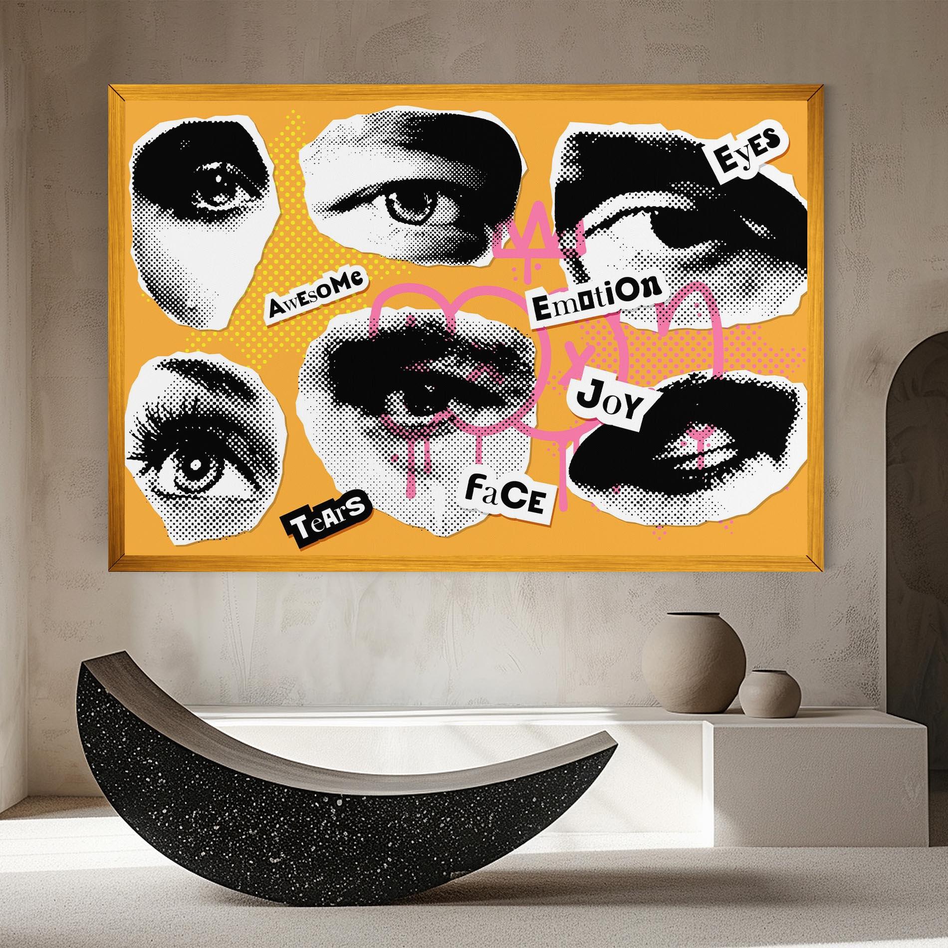 Tablou Canvas Awesome Emotions mockup 8