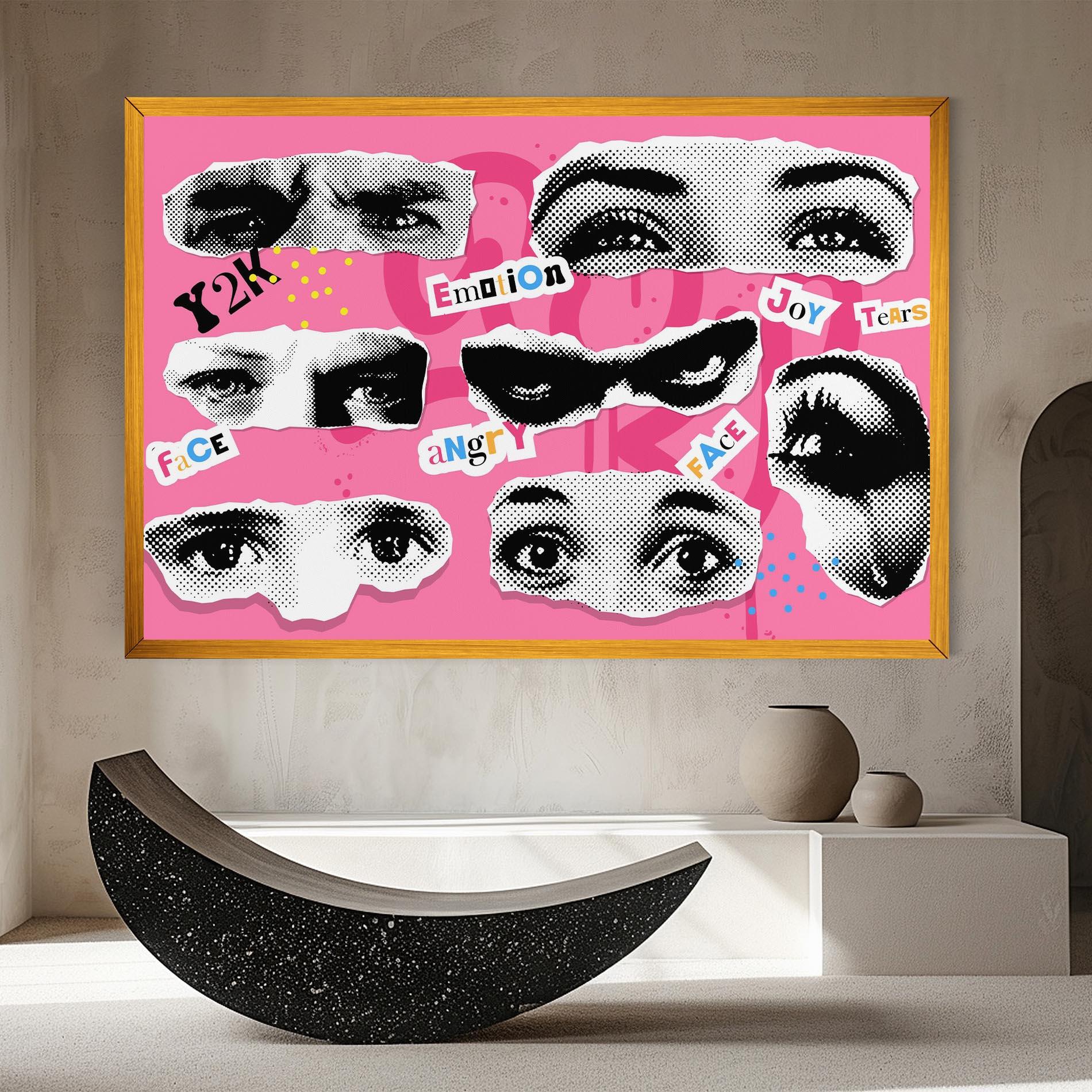 Tablou Canvas Eye Type mockup 8