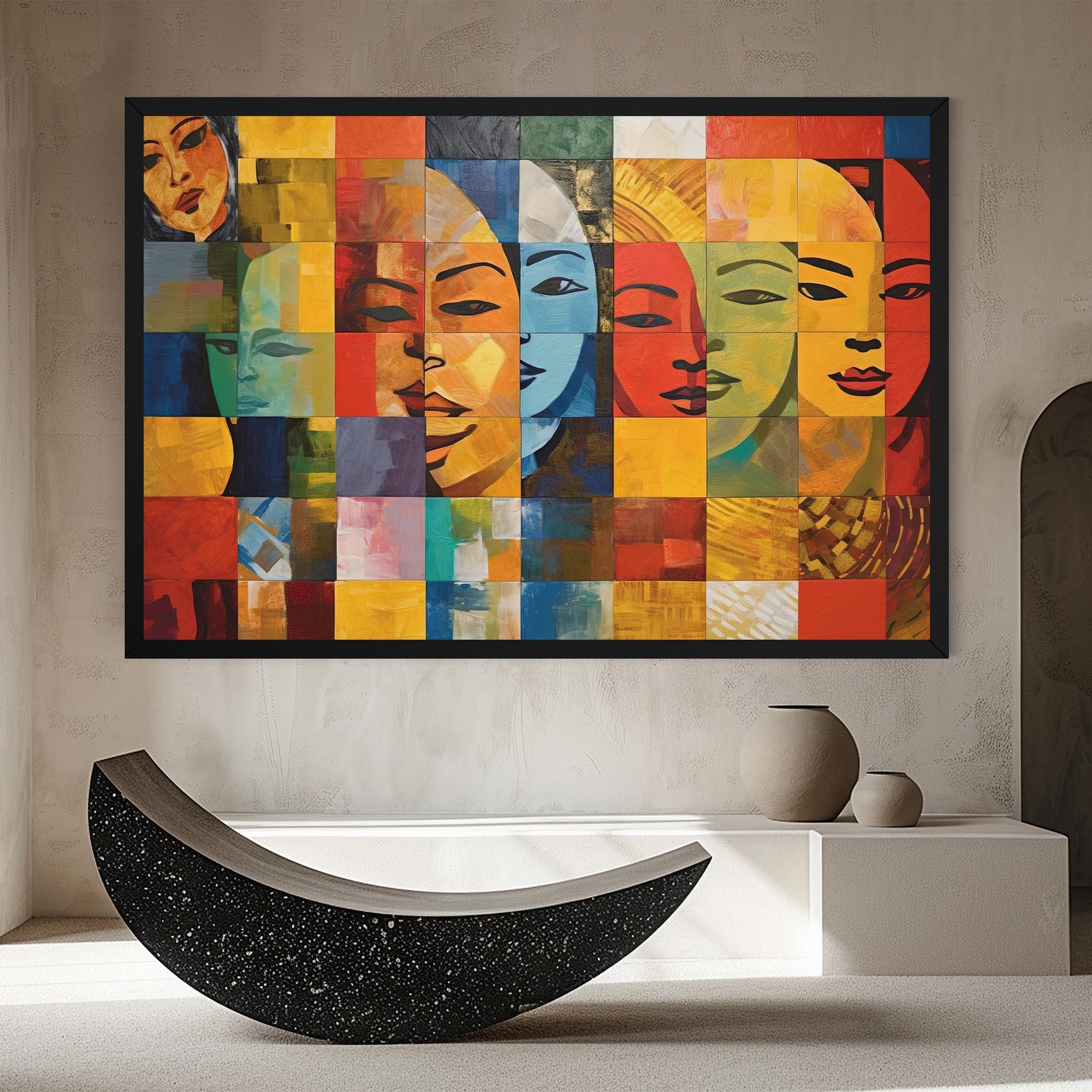 Tablou Canvas Abstract Concept Collage mockup 8