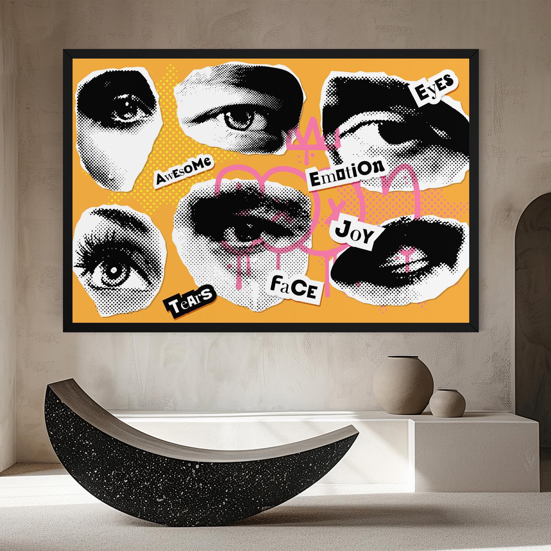 Tablou Canvas Awesome Emotions mockup 8