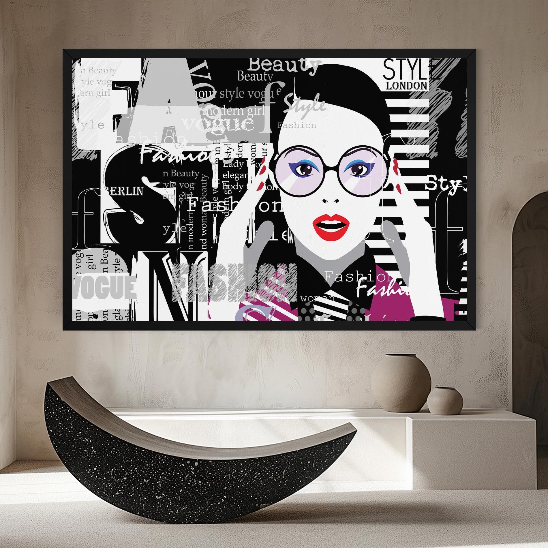 Tablou Canvas Fashion Collage mockup 8