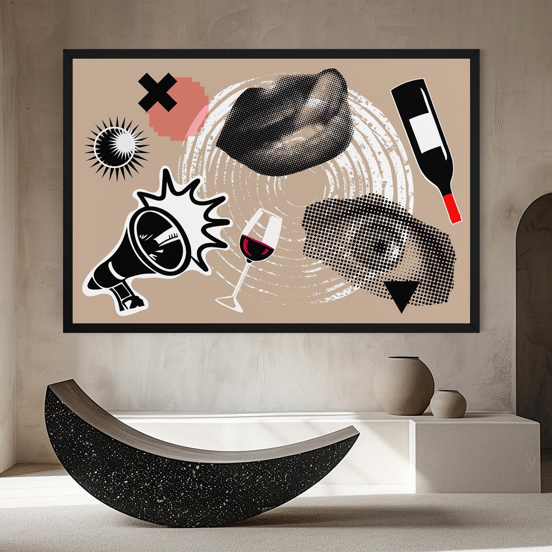 Lips Mouth Collage mockup 8