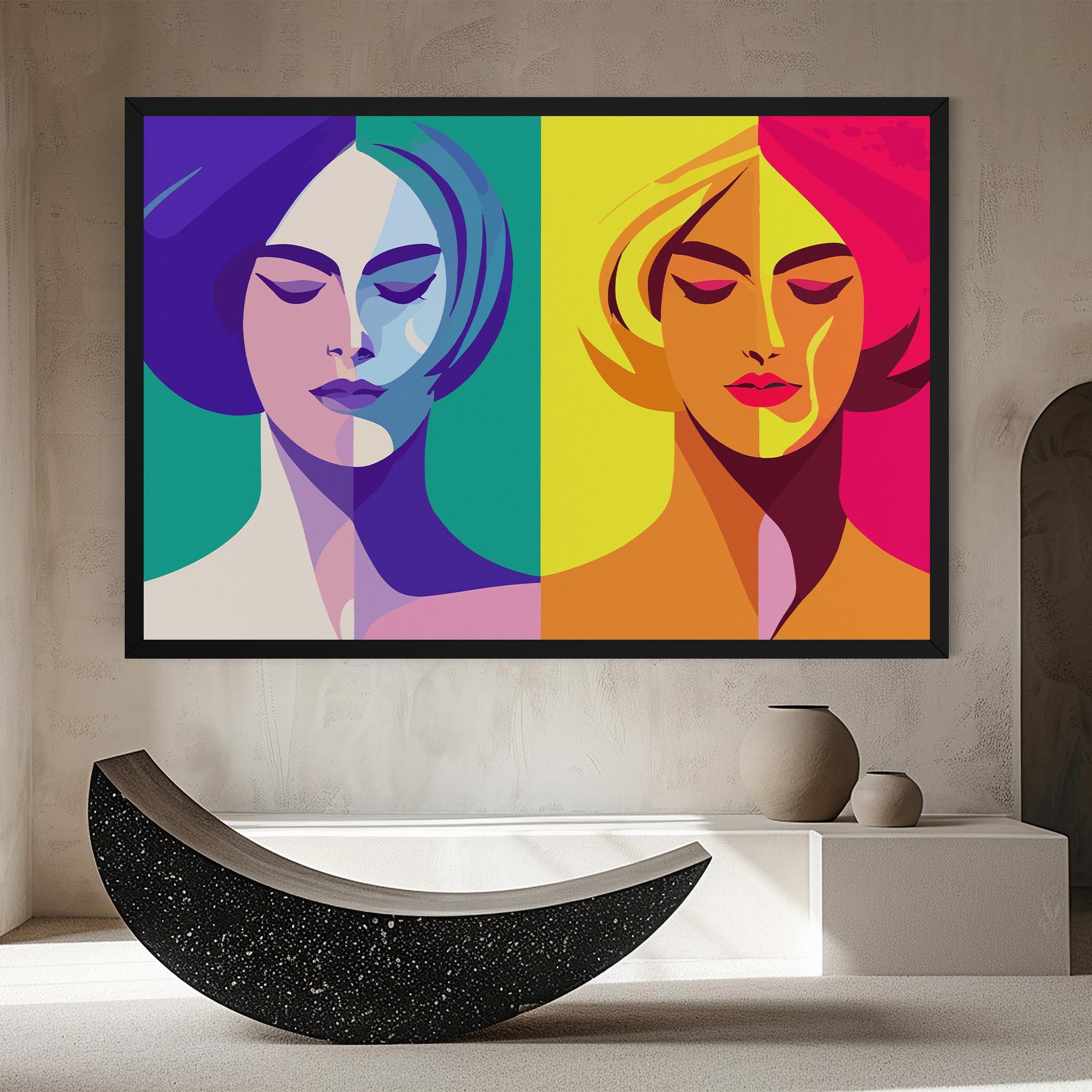 Tablou Canvas Winter Summer Girl mockup 8