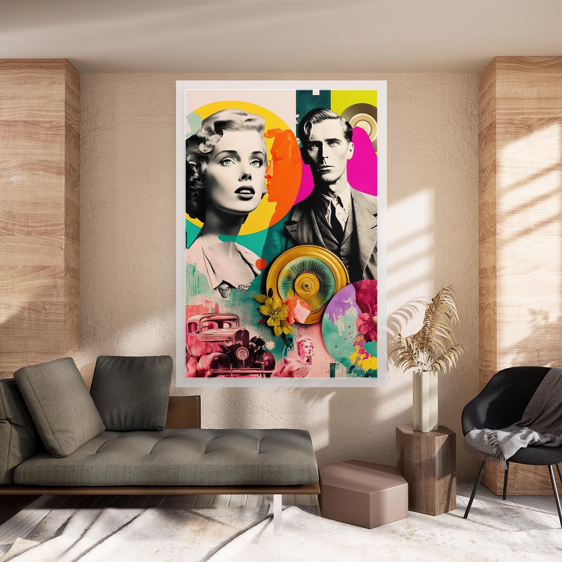 60s Retro Collage mockup 8