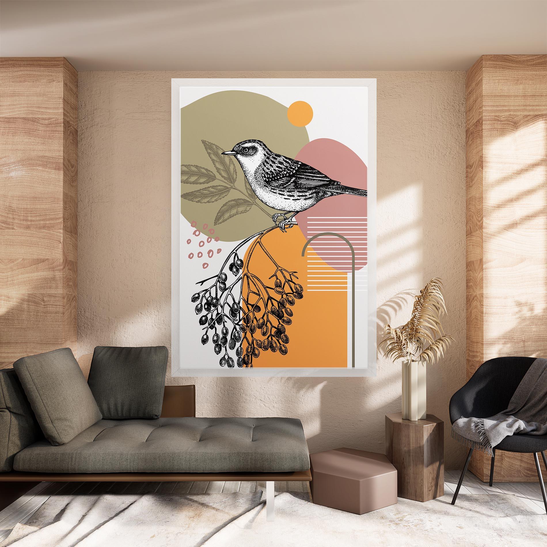 Tablou Canvas Bird Collage mockup 8