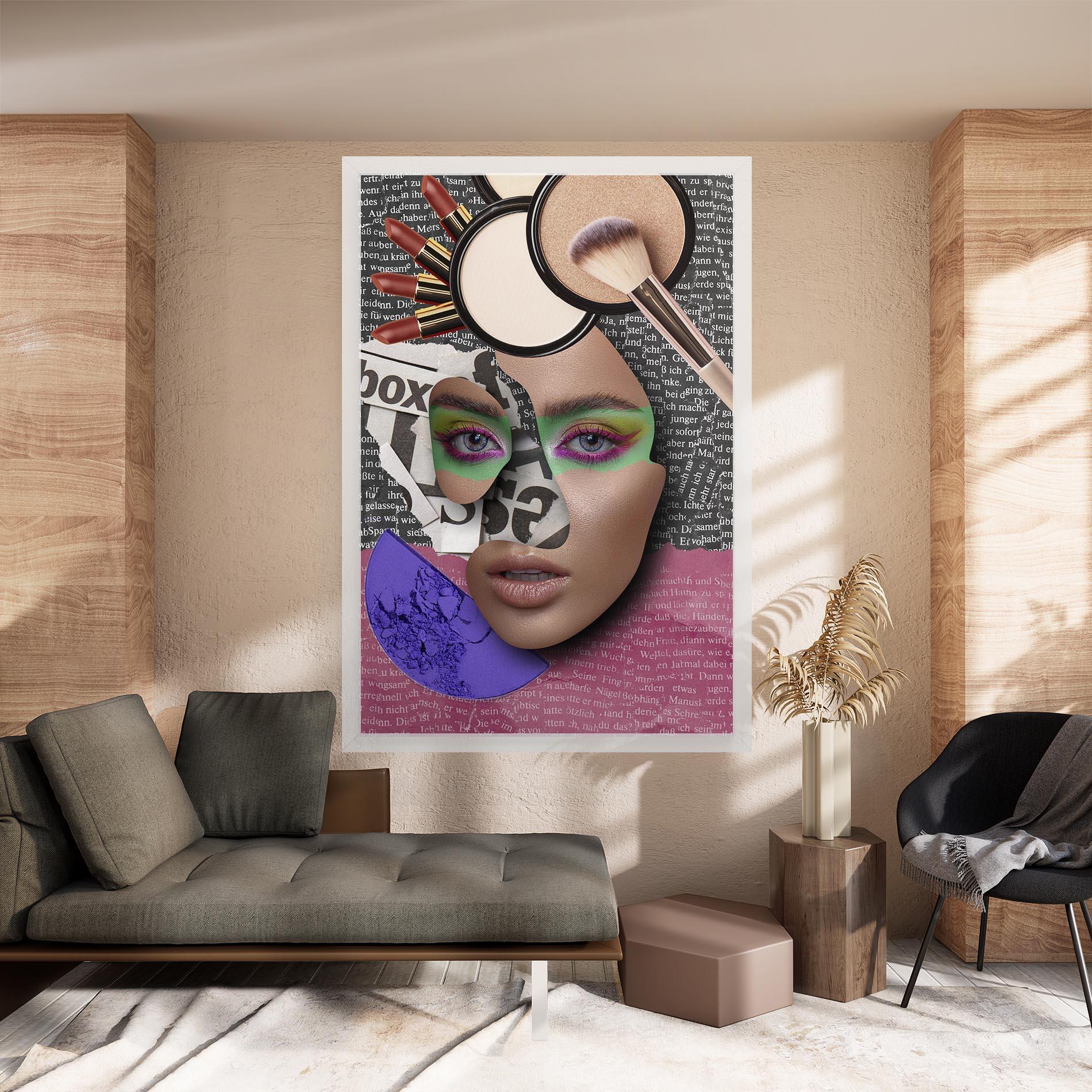 Tablou Canvas Makeup Collage mockup 8
