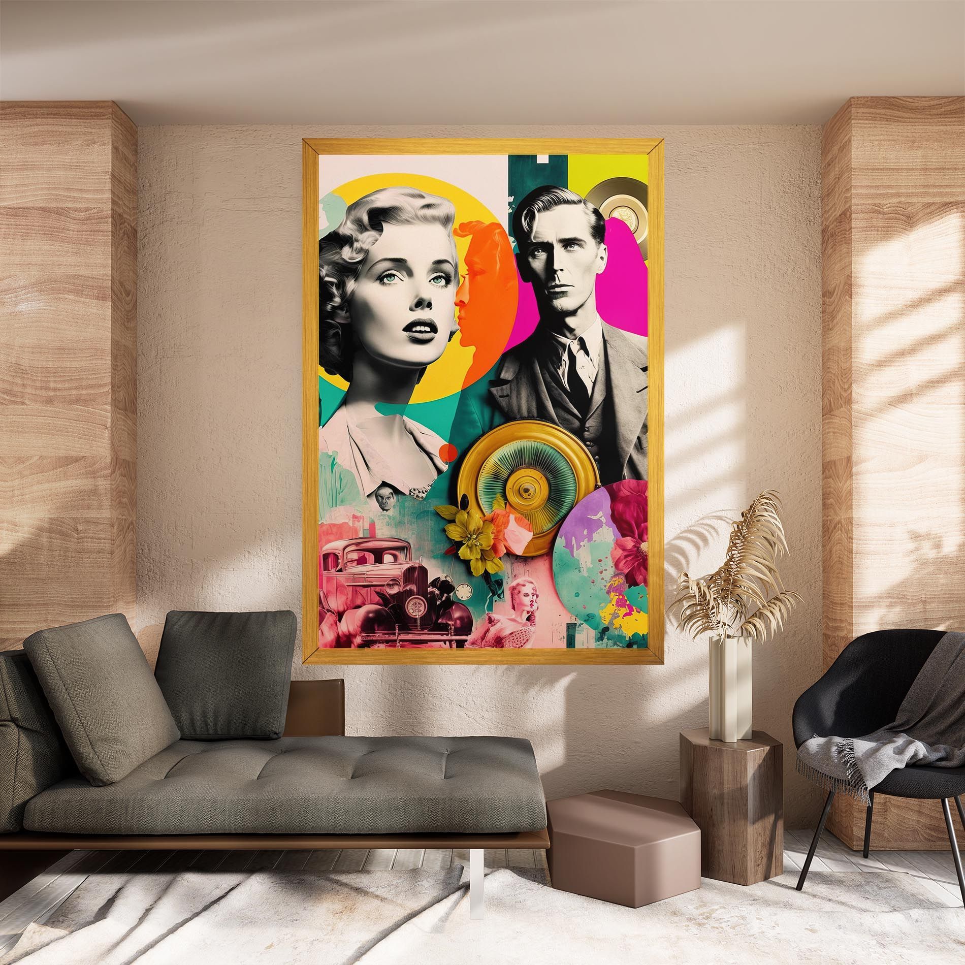 60s Retro Collage mockup 8