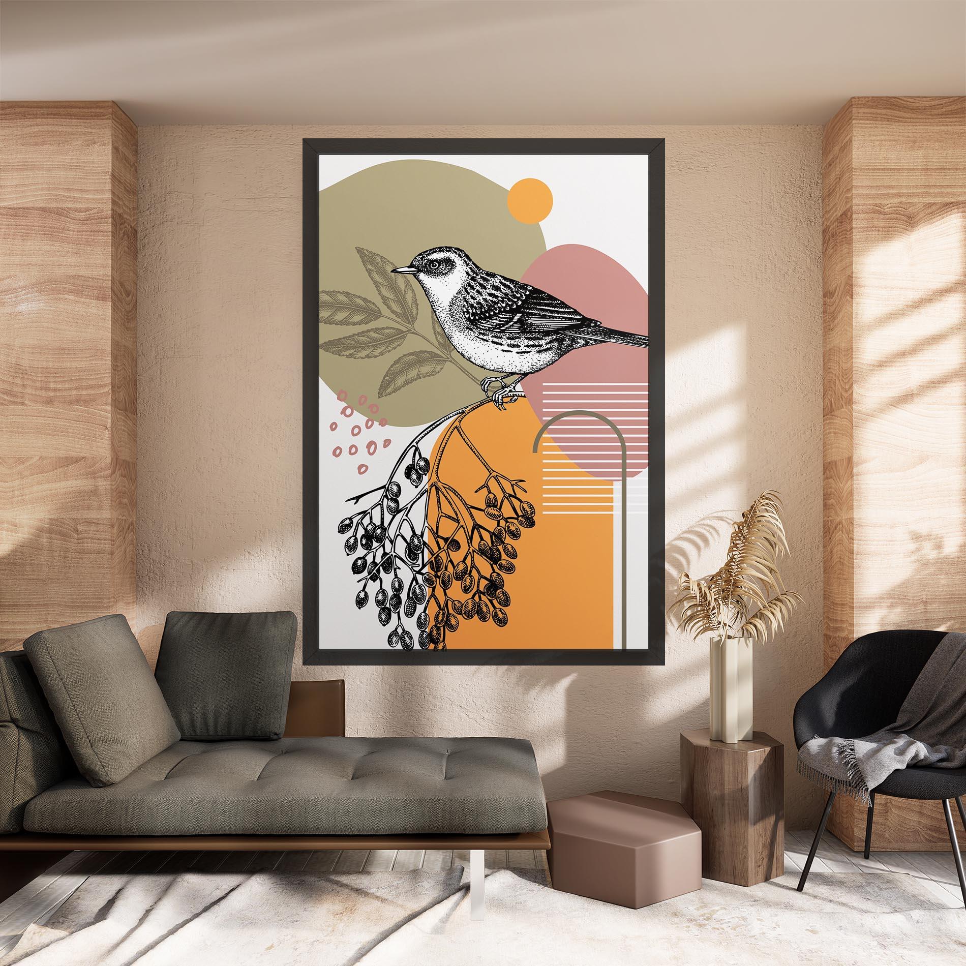 Tablou Canvas Bird Collage mockup 8