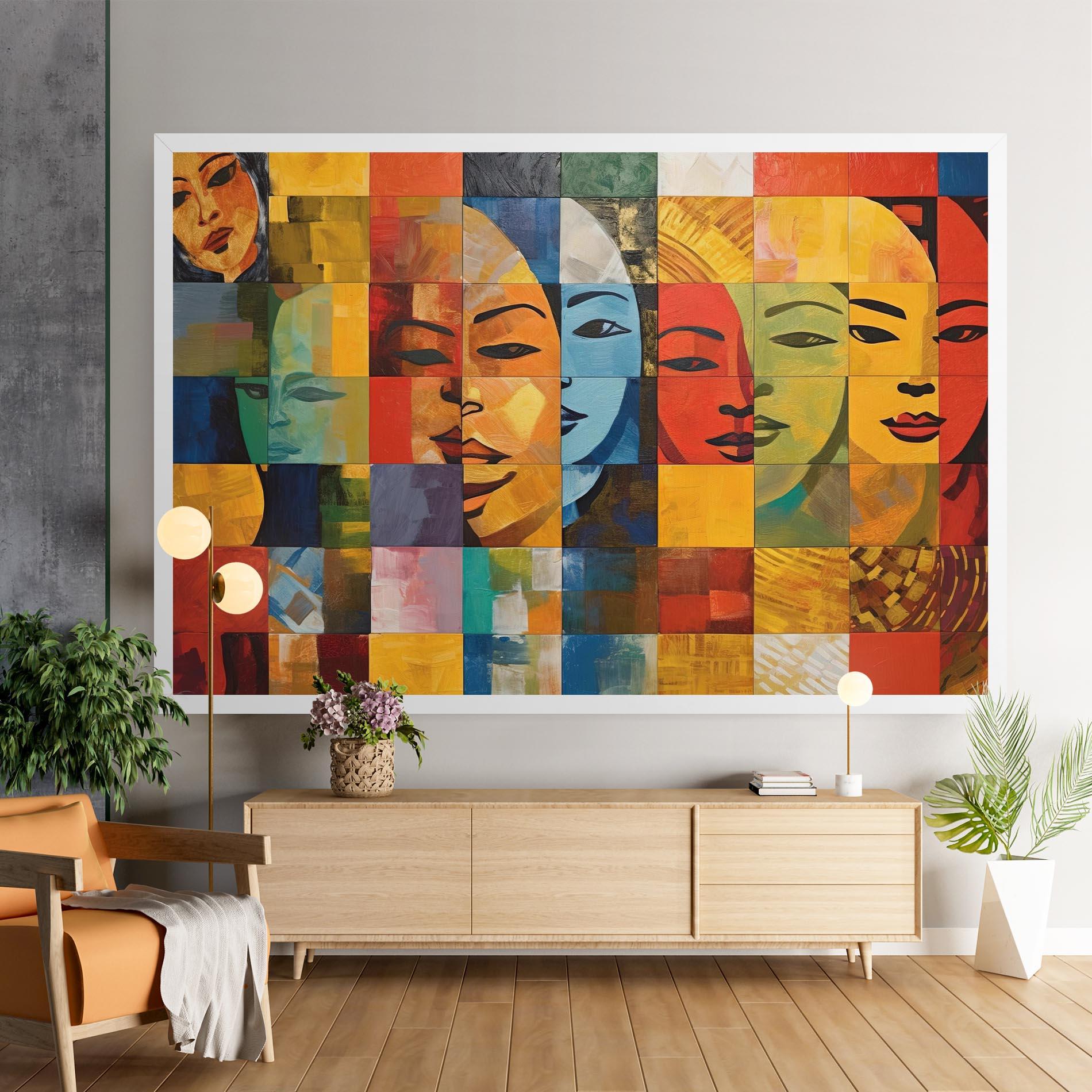 Tablou Canvas Abstract Concept Collage mockup 9