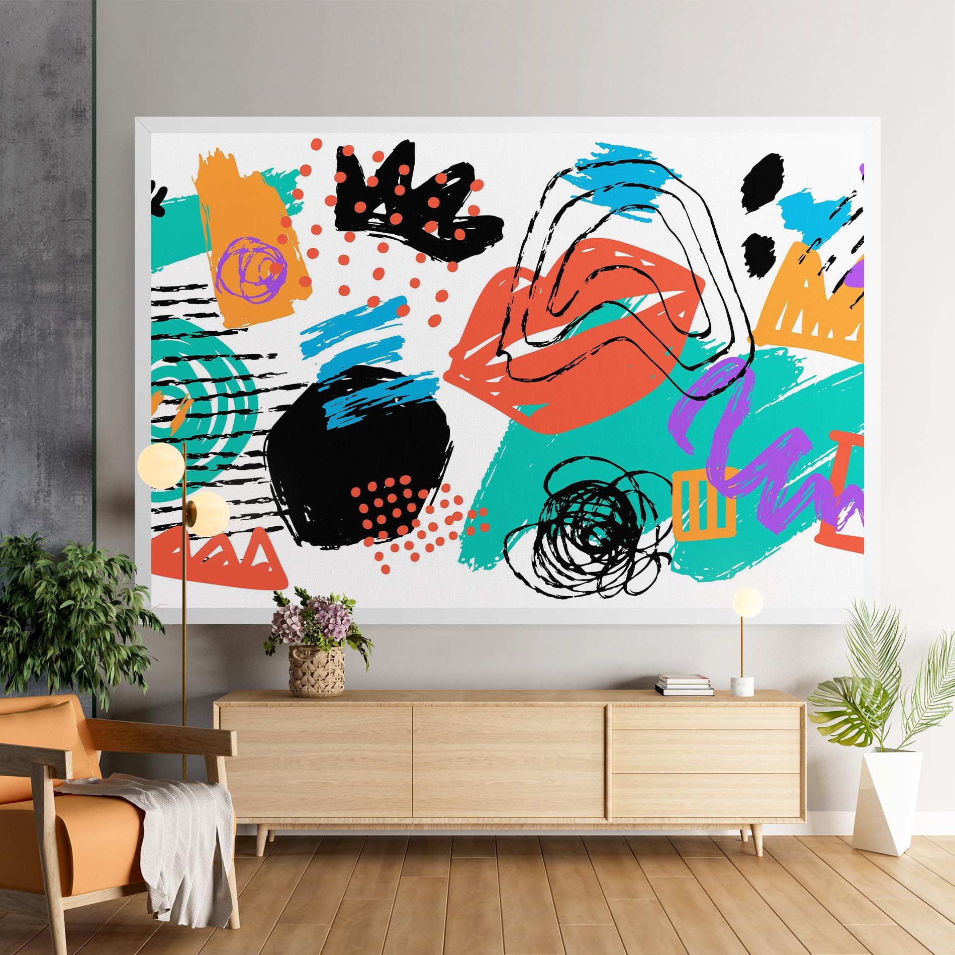 Drawing Collage Art mockup 9