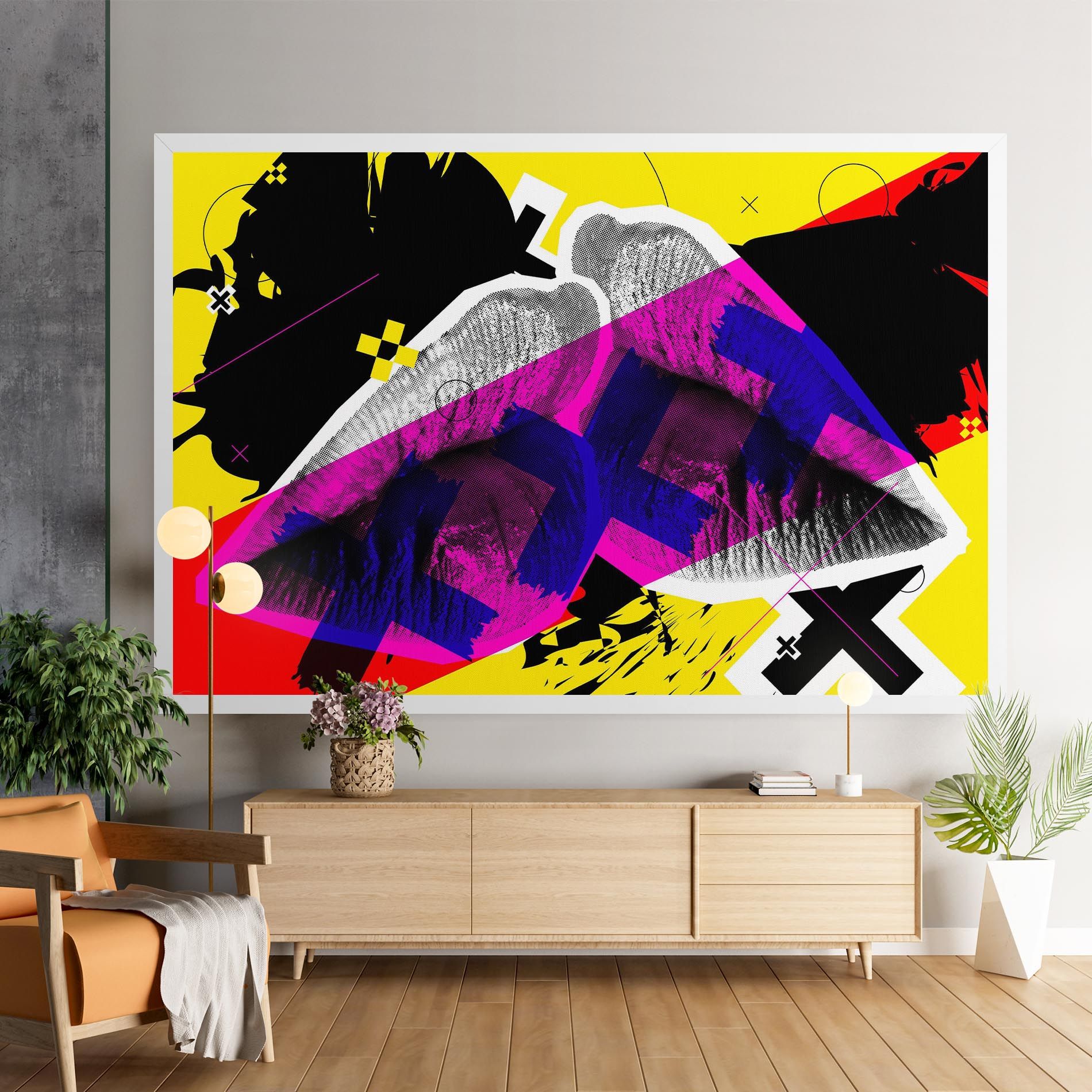 Lips Purple Light mockup 9