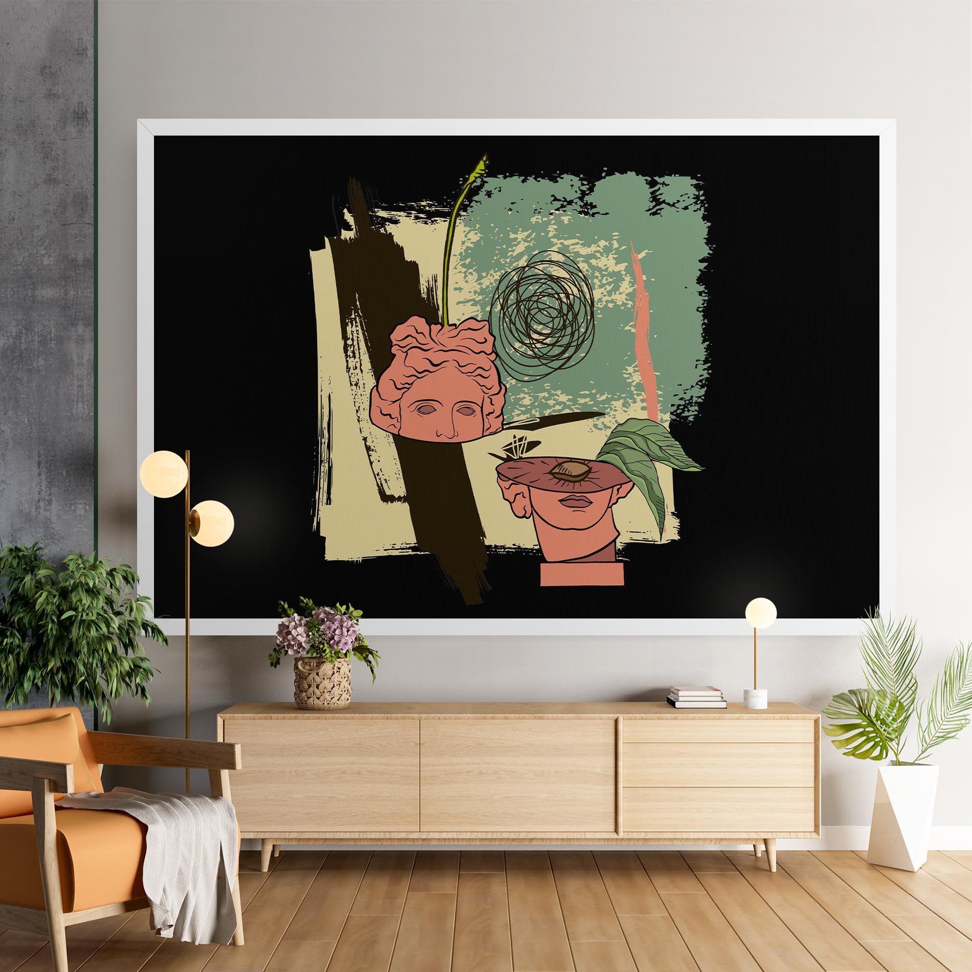 Statue Fruit mockup 9