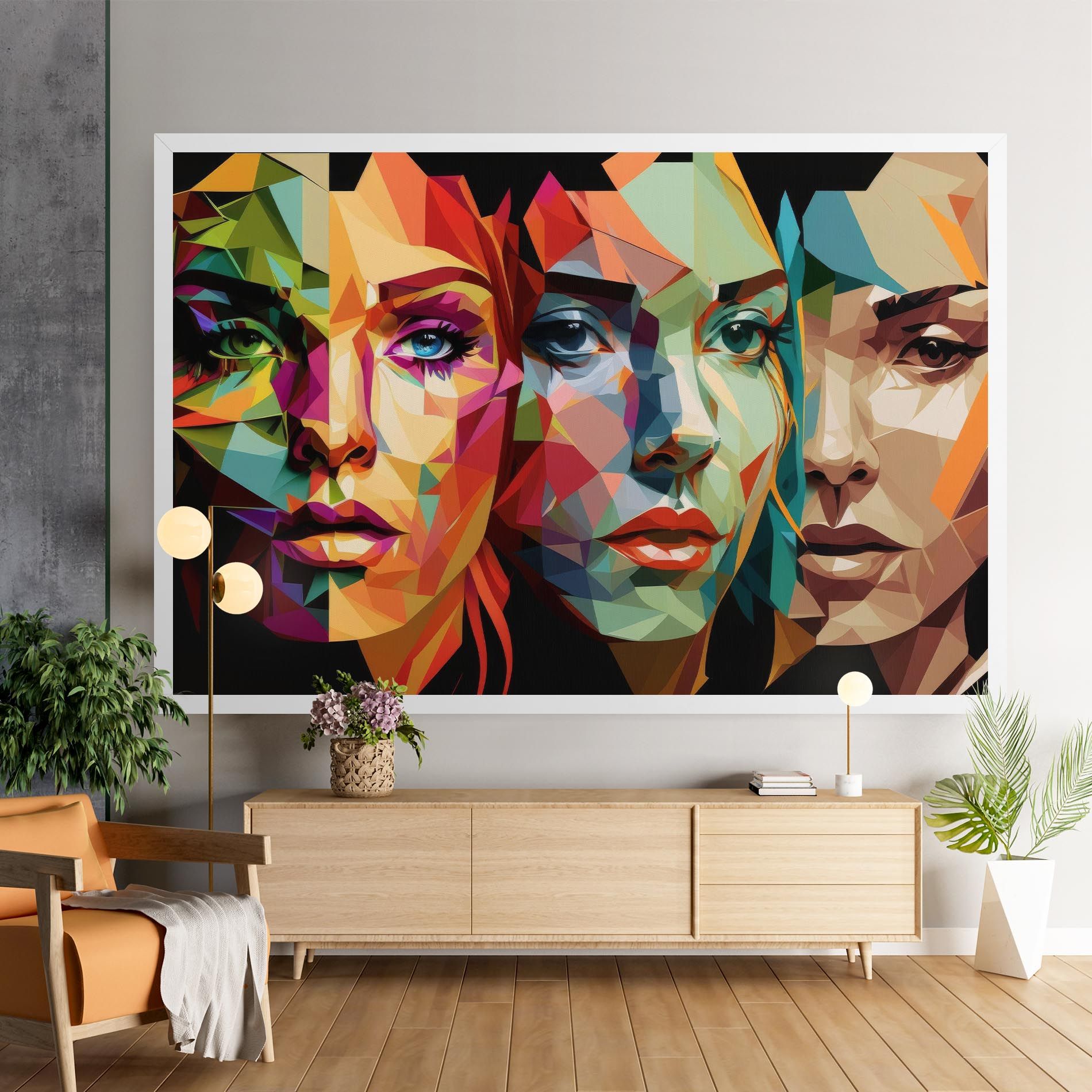 Women Face Collage mockup 9