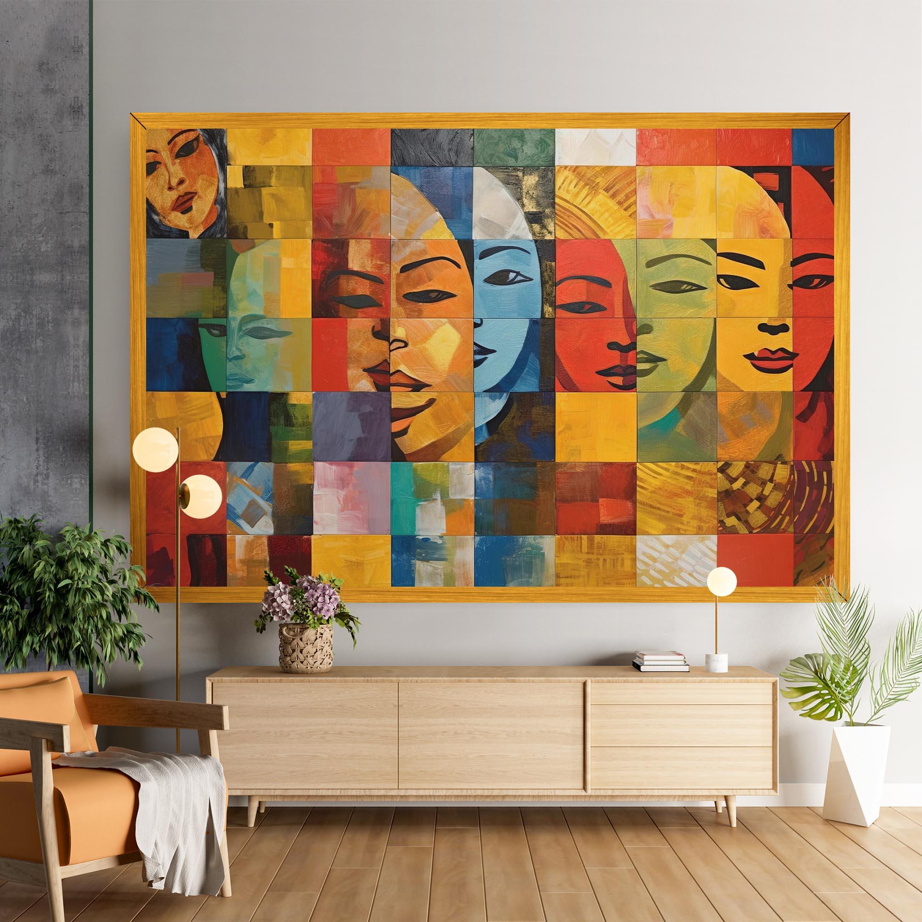 Tablou Canvas Abstract Concept Collage mockup 9