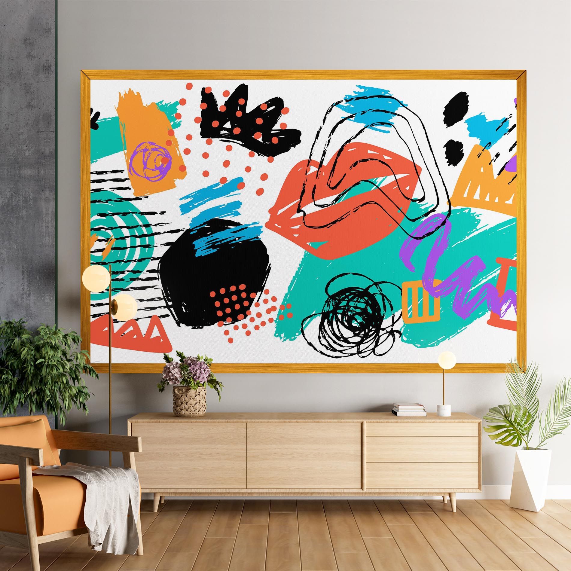 Drawing Collage Art mockup 9