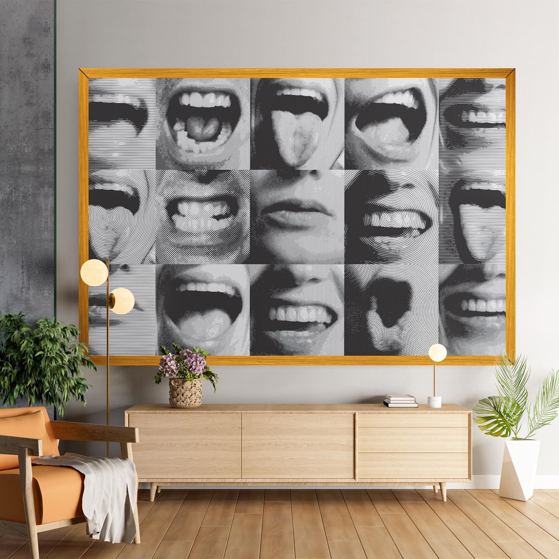 Grey Mouth Collage mockup 9