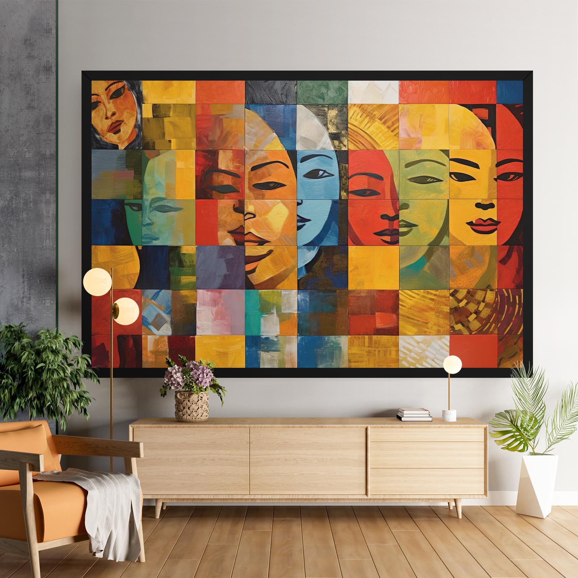 Tablou Canvas Abstract Concept Collage mockup 9