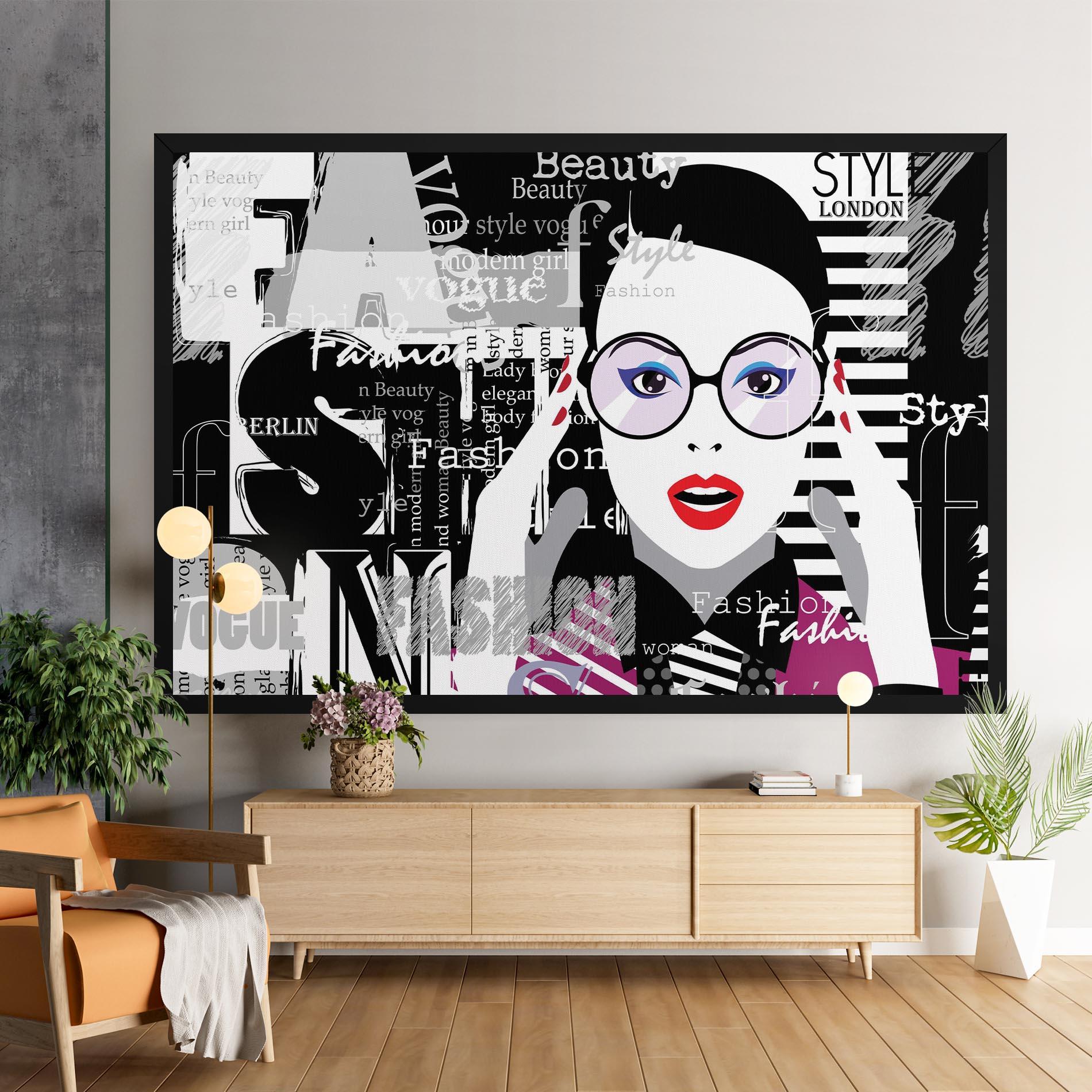 Tablou Canvas Fashion Collage mockup 9