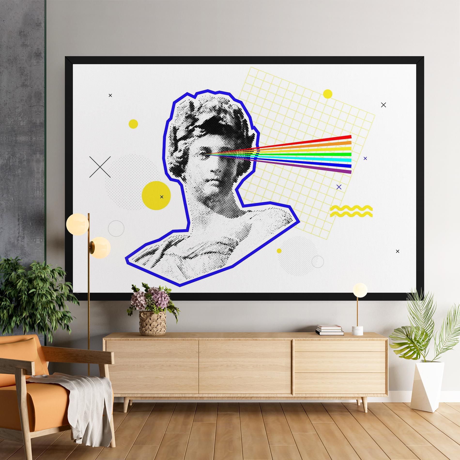 Rainbow Statue mockup 9
