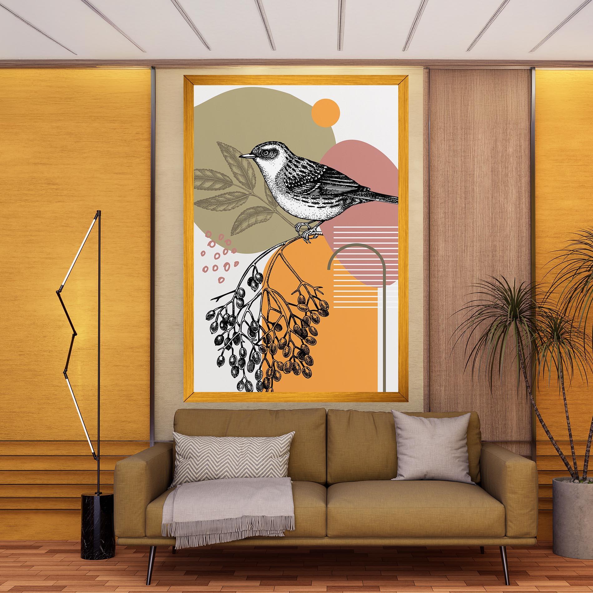 Tablou Canvas Bird Collage mockup 9