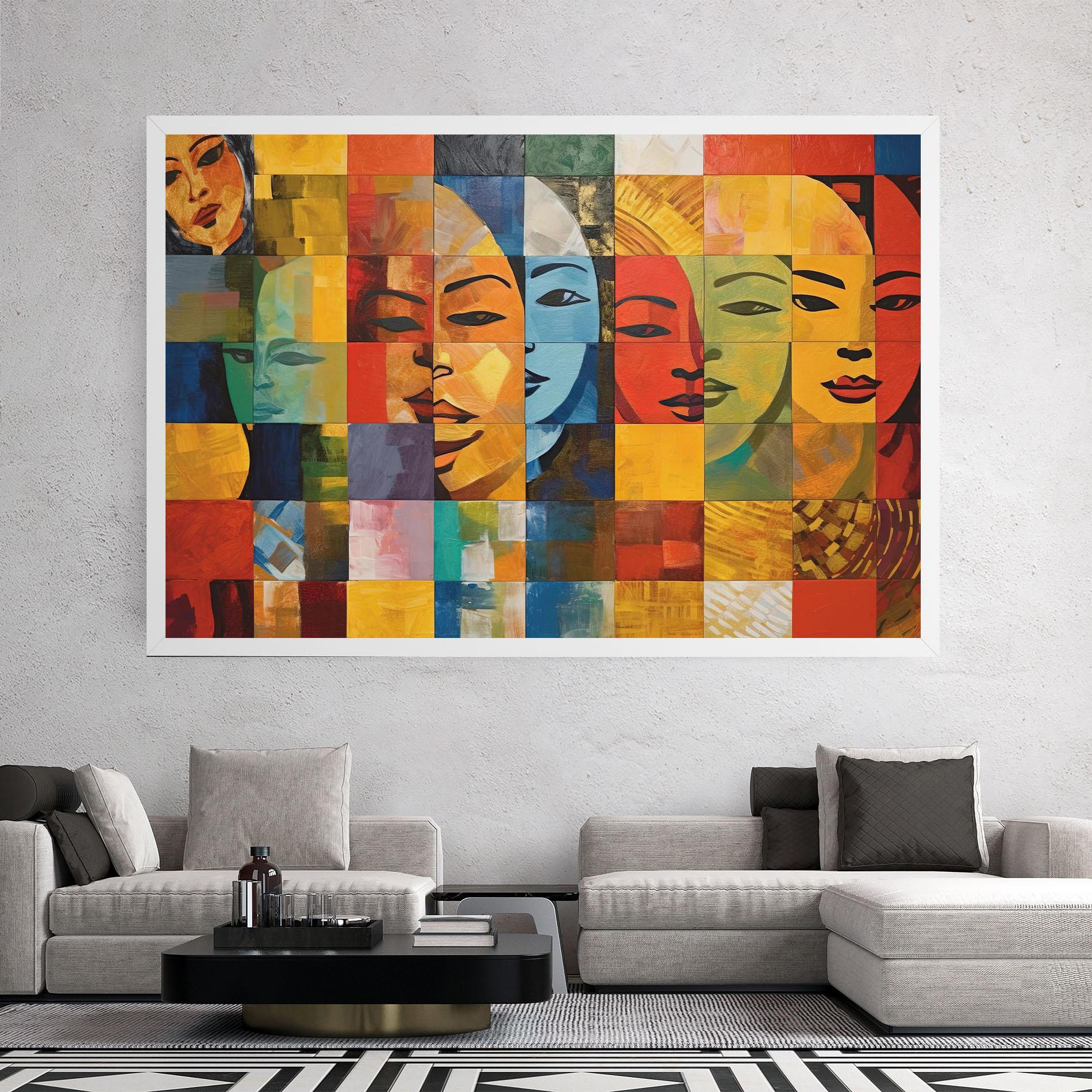 Tablou Canvas Abstract Concept Collage mockup 2