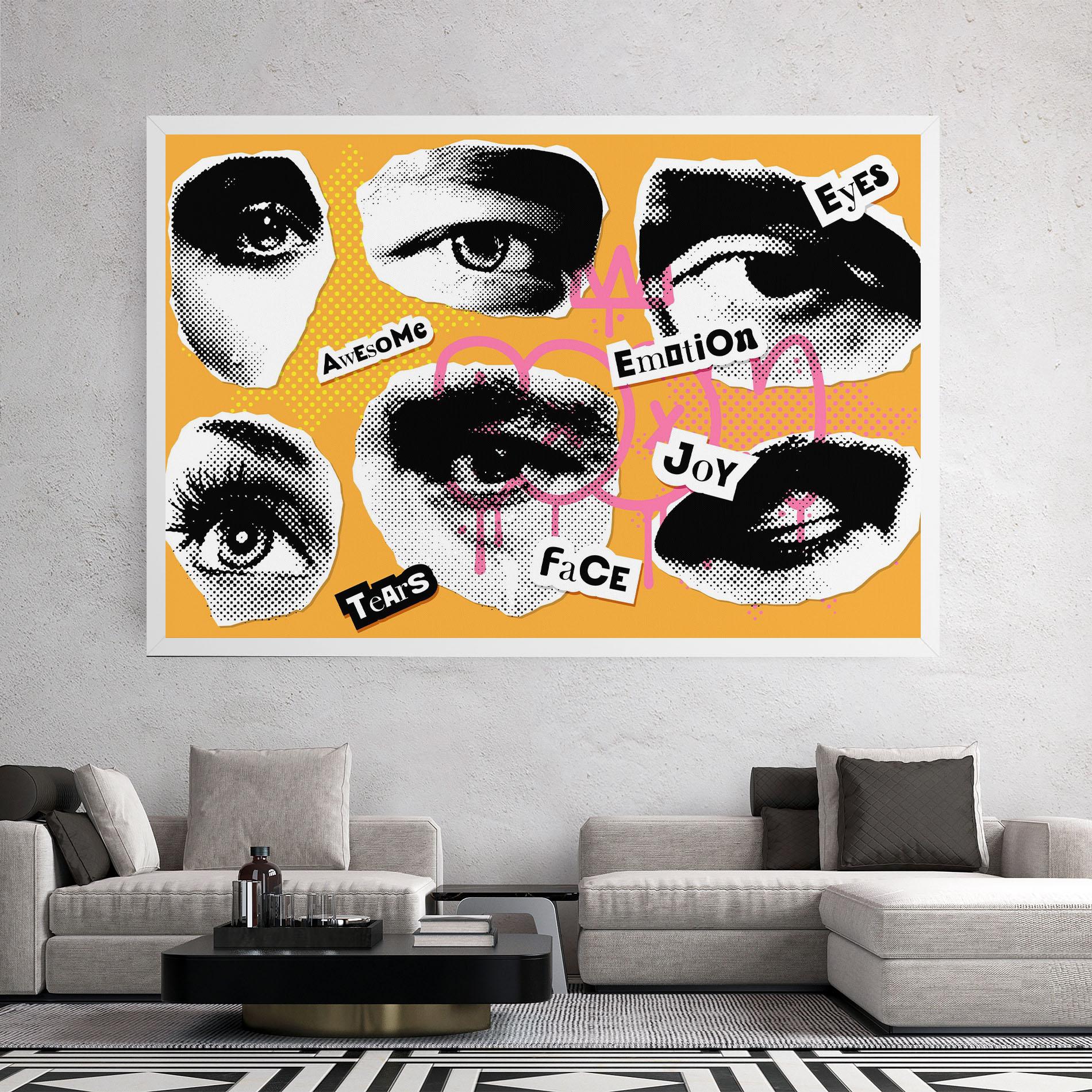 Tablou Canvas Awesome Emotions mockup 2