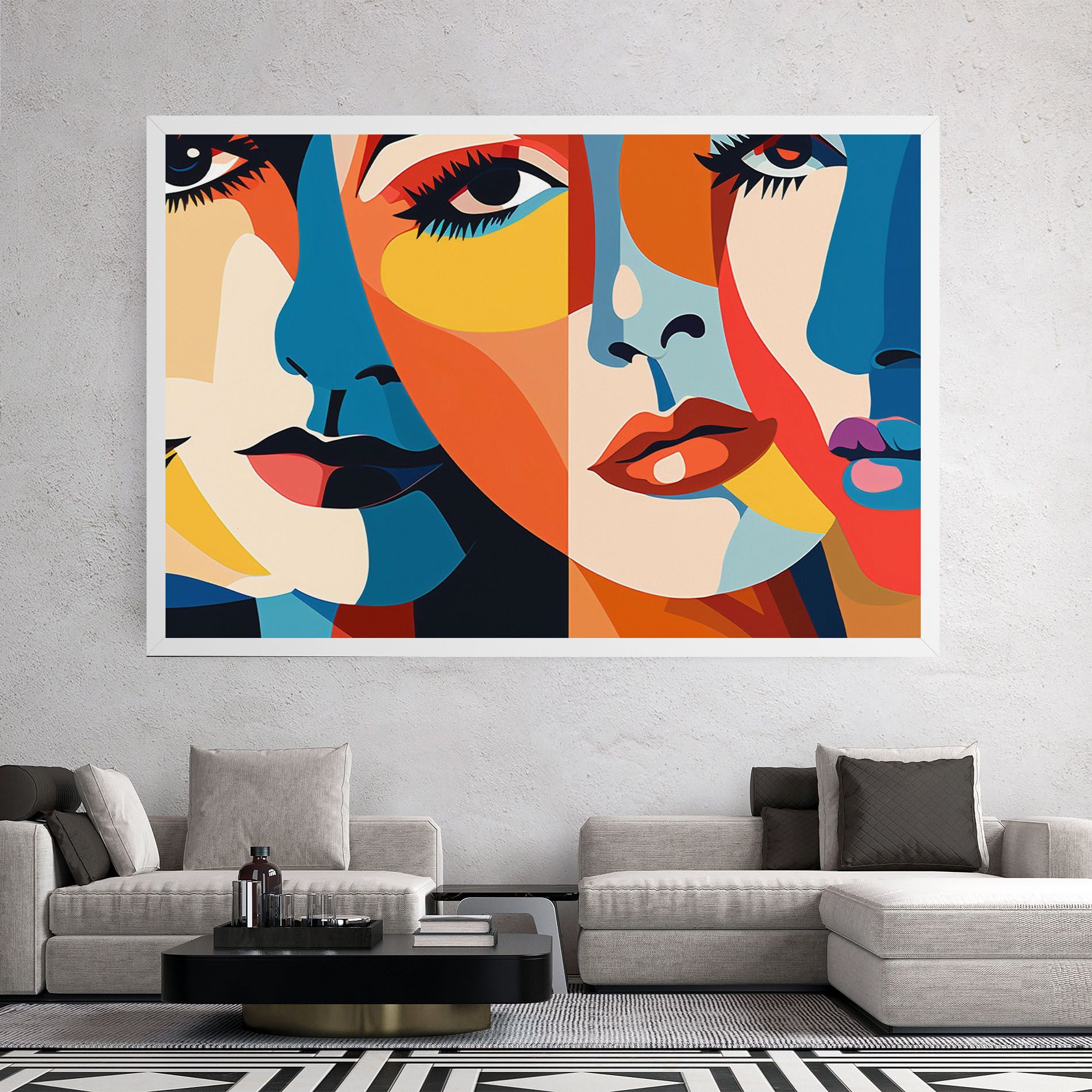 Beauty Face Collage mockup 2