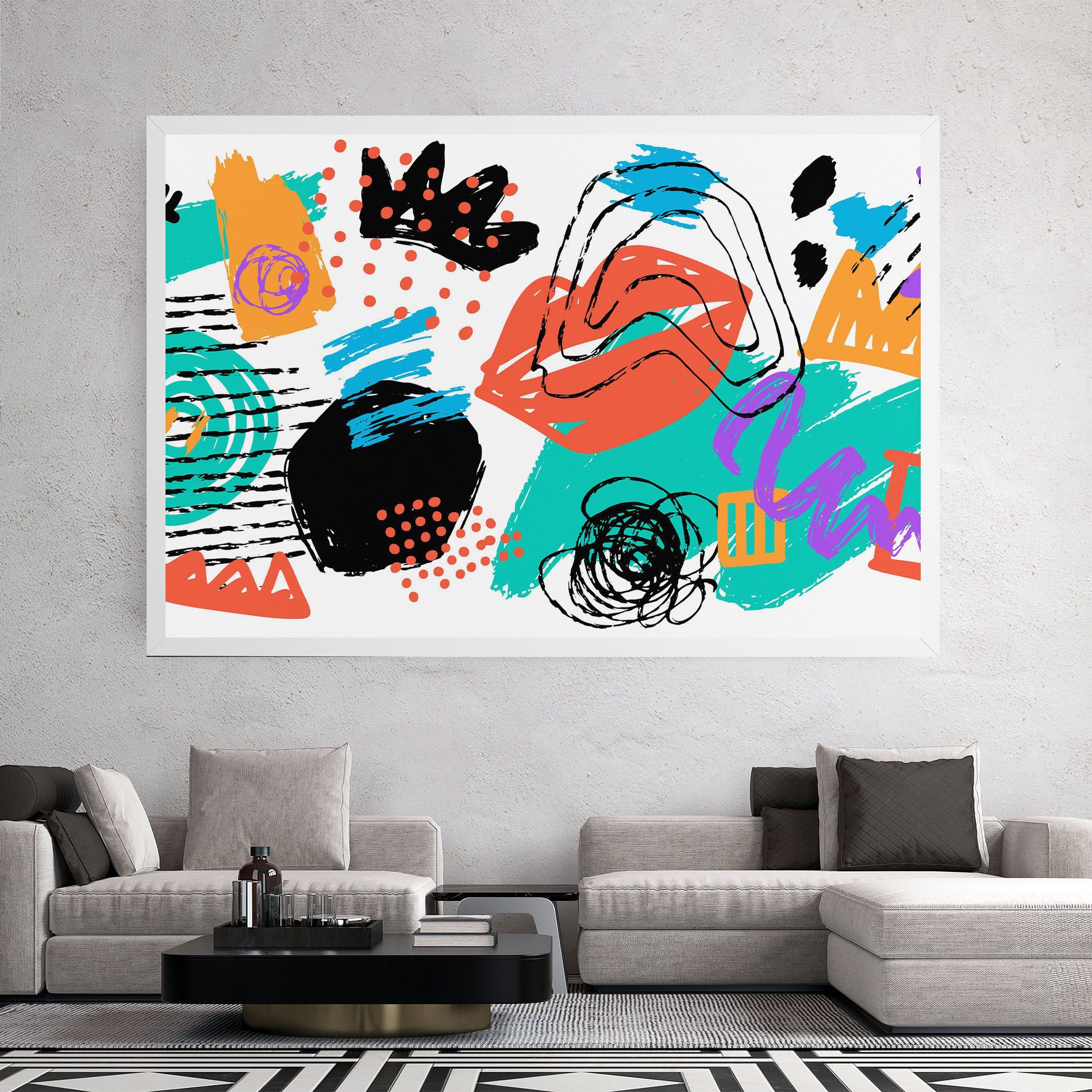 Drawing Collage Art mockup 2