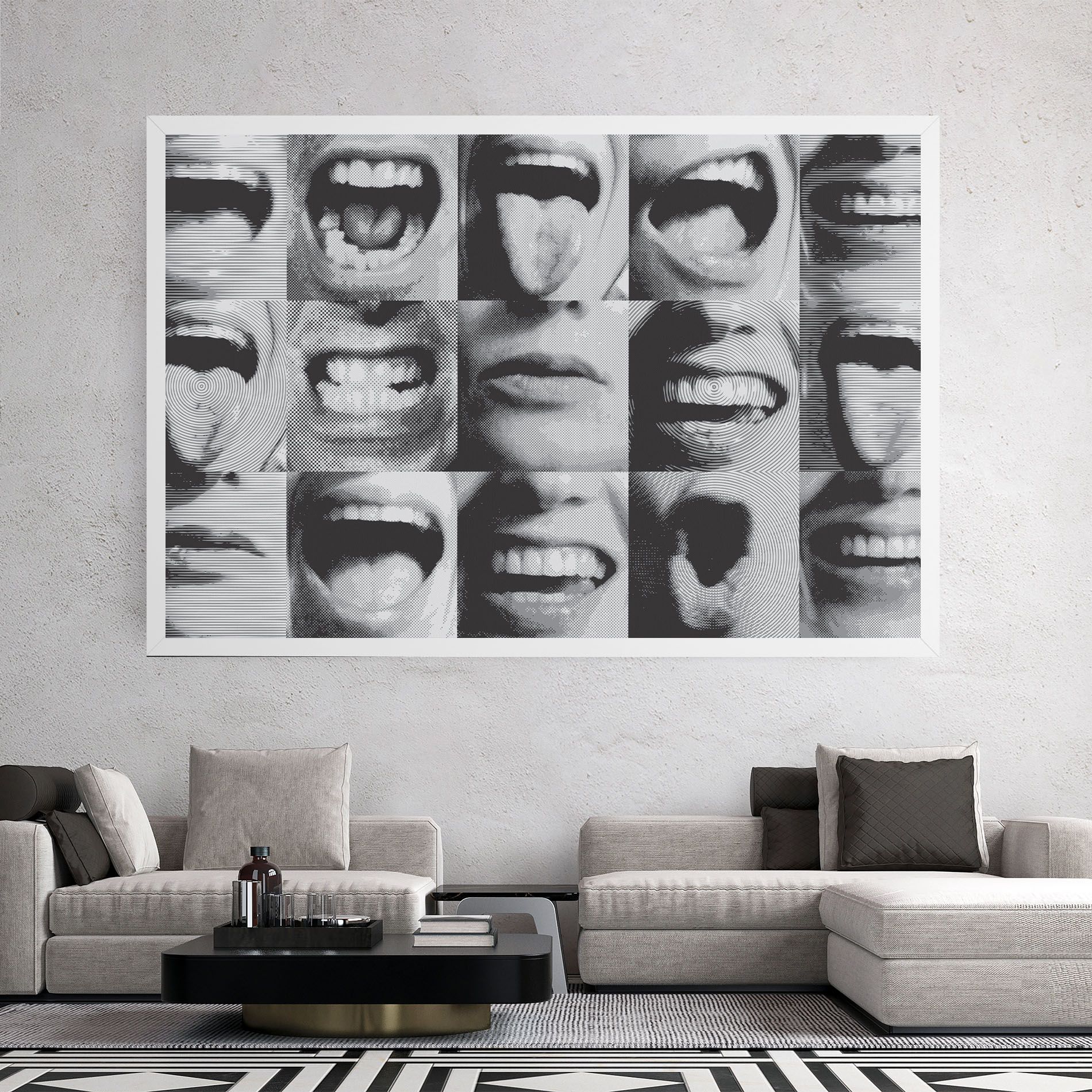 Grey Mouth Collage mockup 2