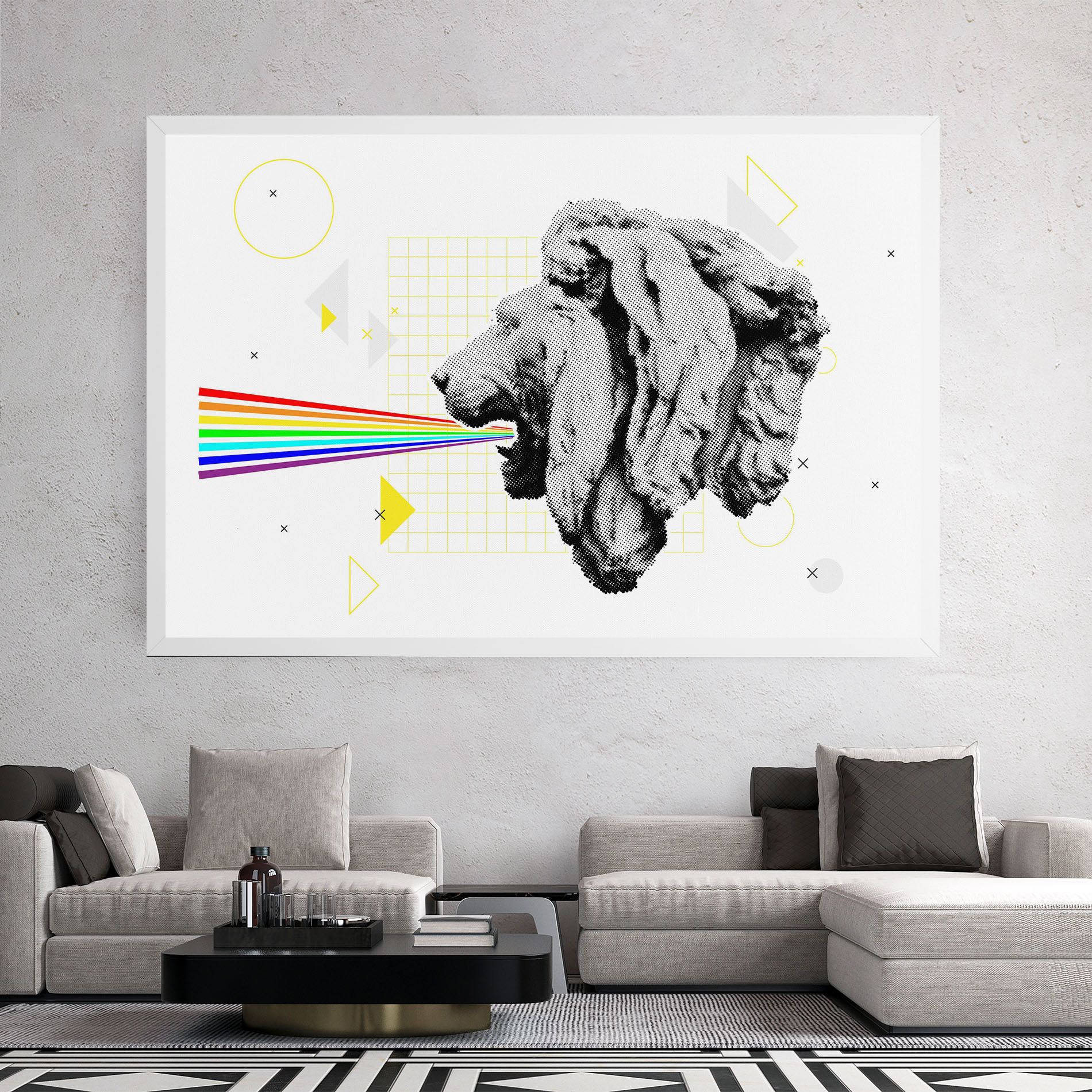 Lion Collage mockup 2