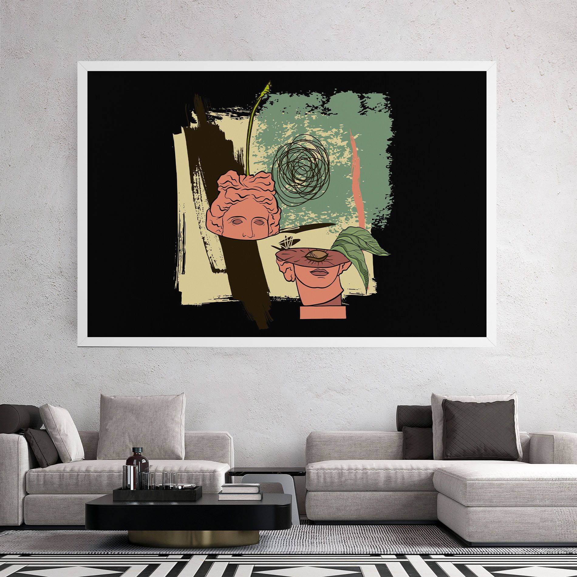 Statue Fruit mockup 2