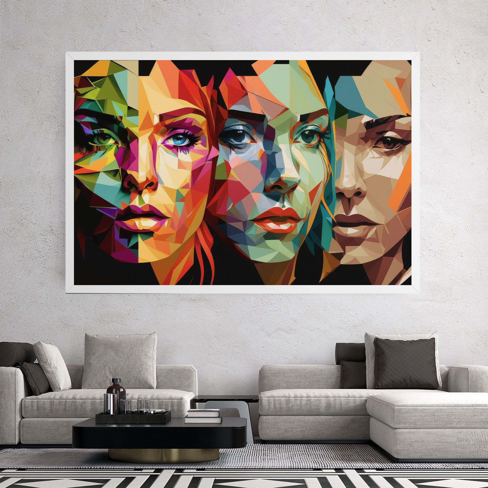 Women Face Collage mockup 2