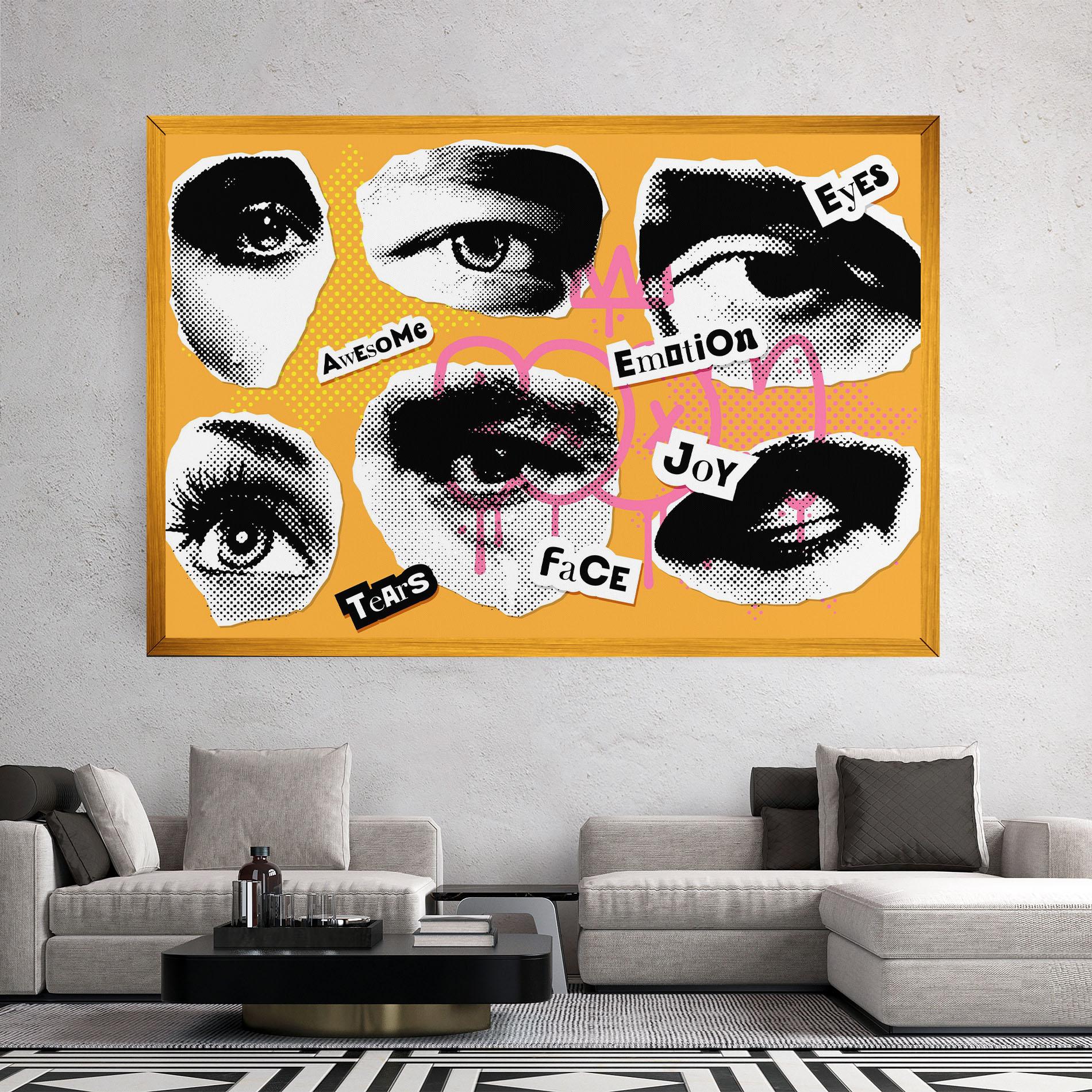 Tablou Canvas Awesome Emotions mockup 2