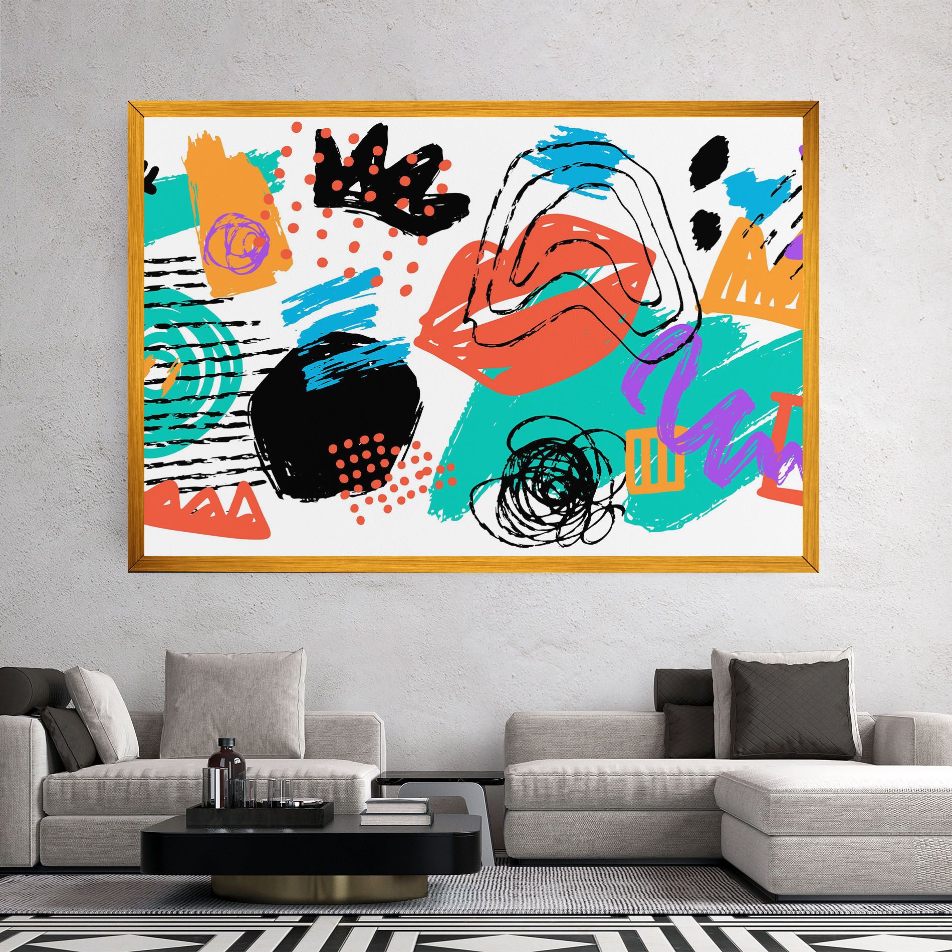 Drawing Collage Art mockup 2