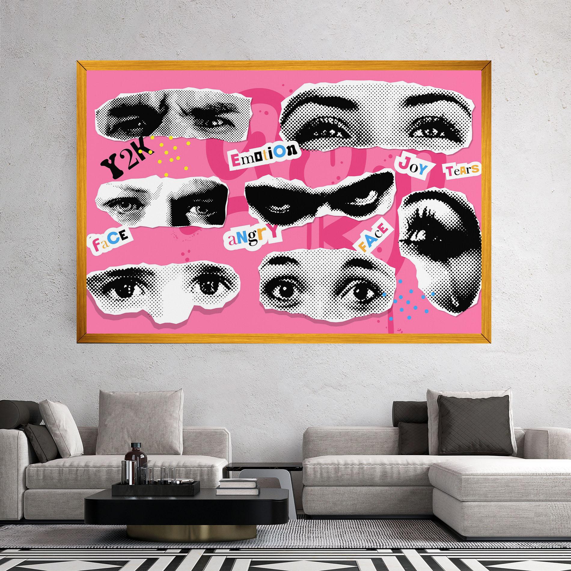 Tablou Canvas Eye Type mockup 2