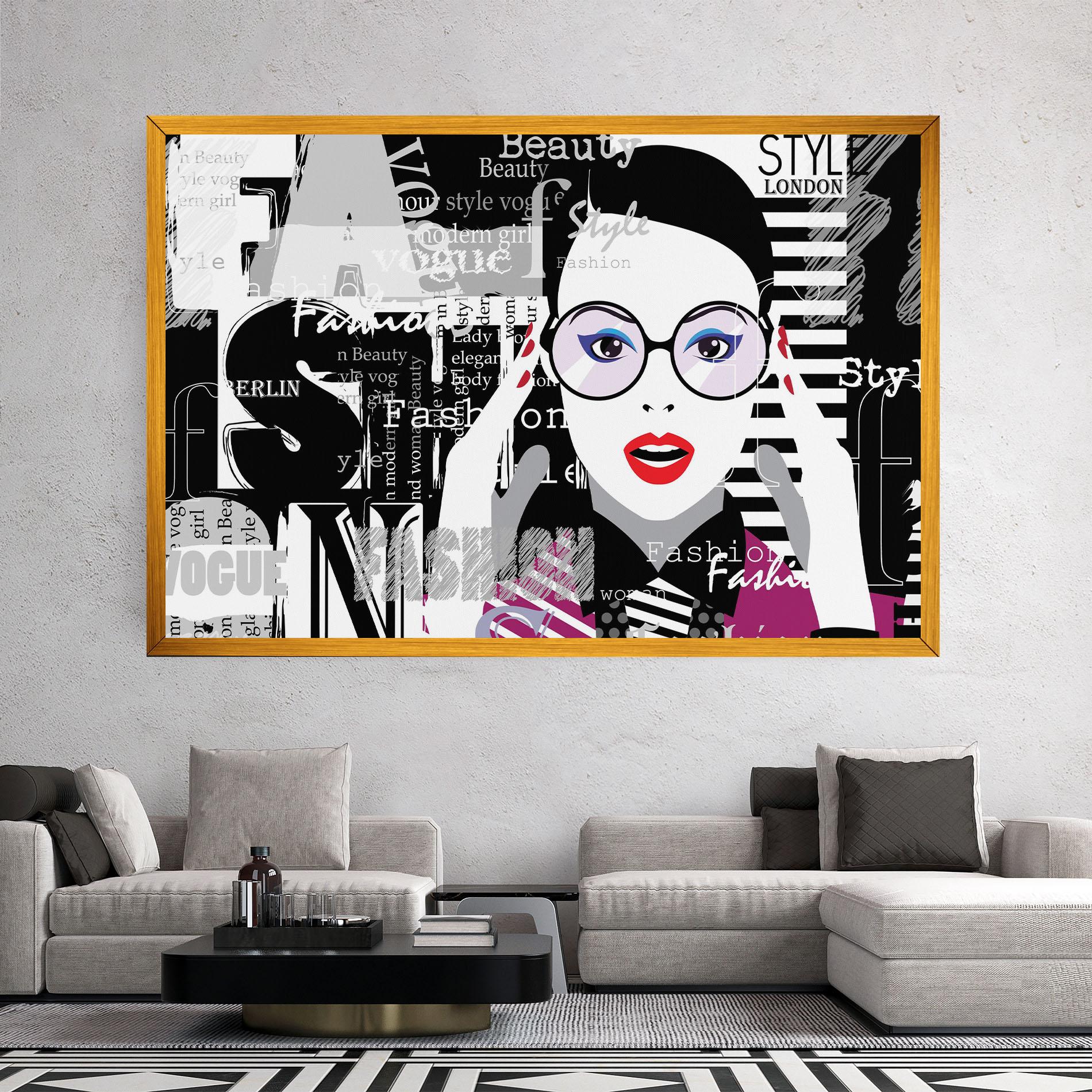 Tablou Canvas Fashion Collage mockup 2