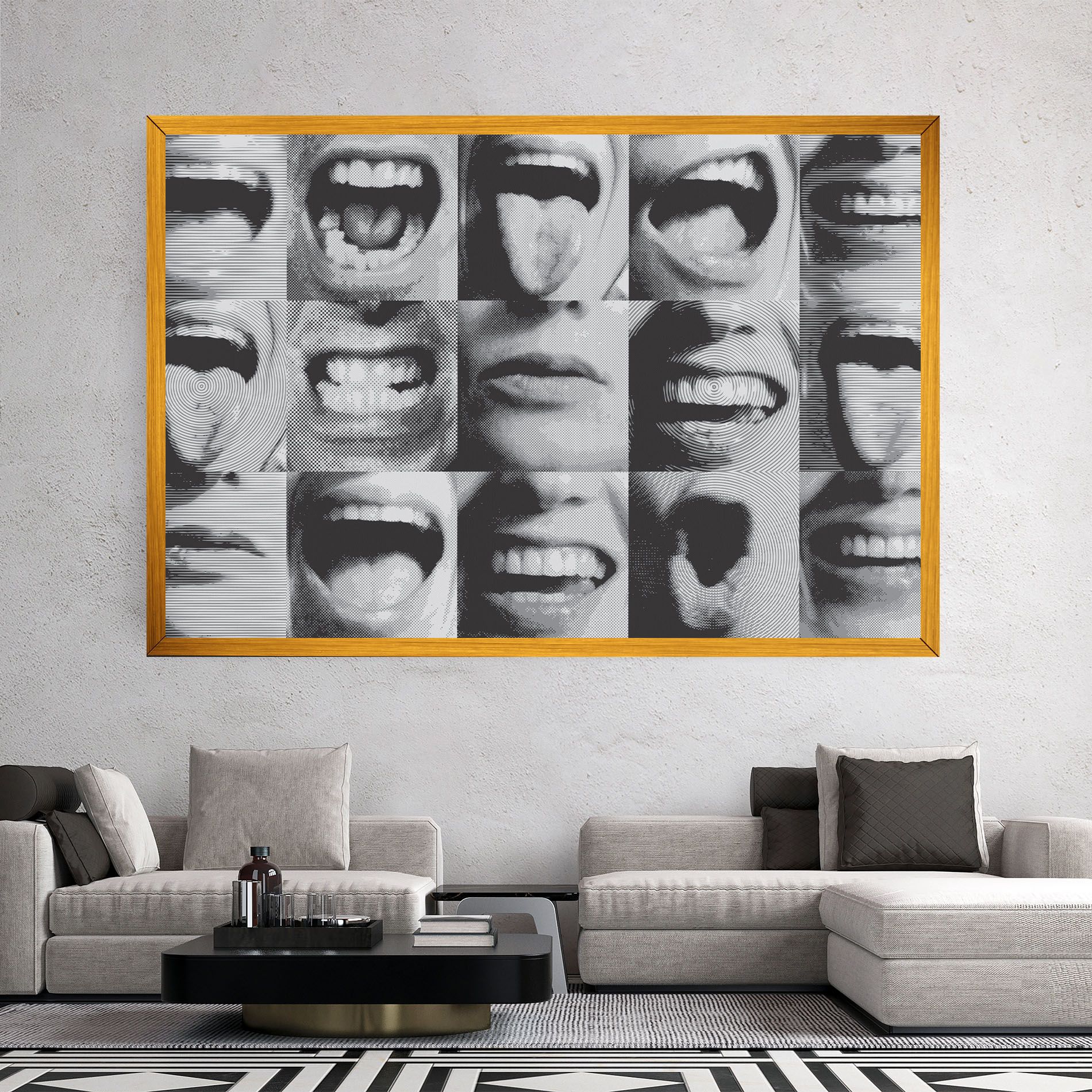 Grey Mouth Collage mockup 2