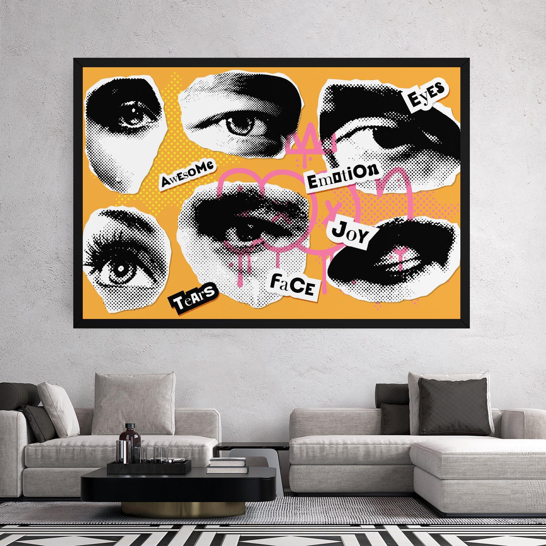 Tablou Canvas Awesome Emotions mockup 2