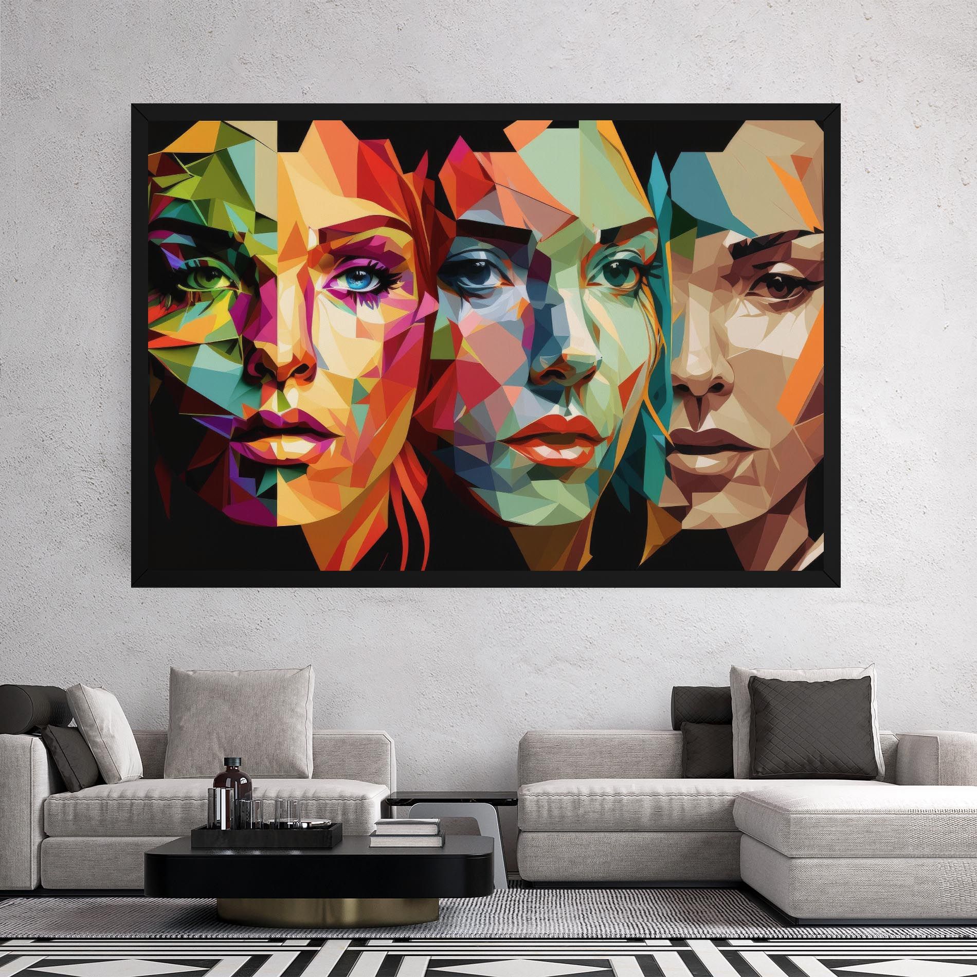 Women Face Collage mockup 2