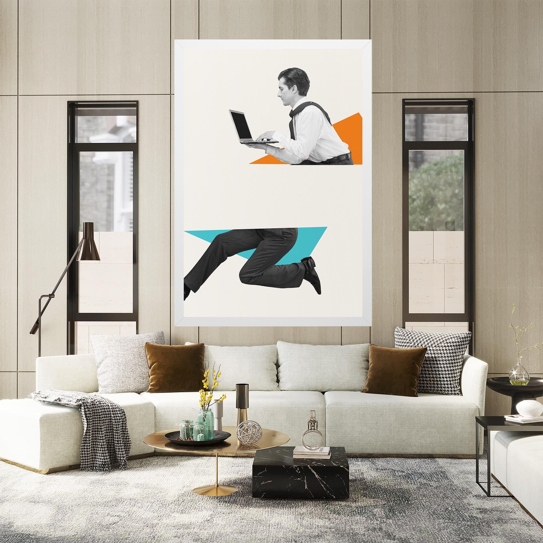 Businessman Collage mockup 2