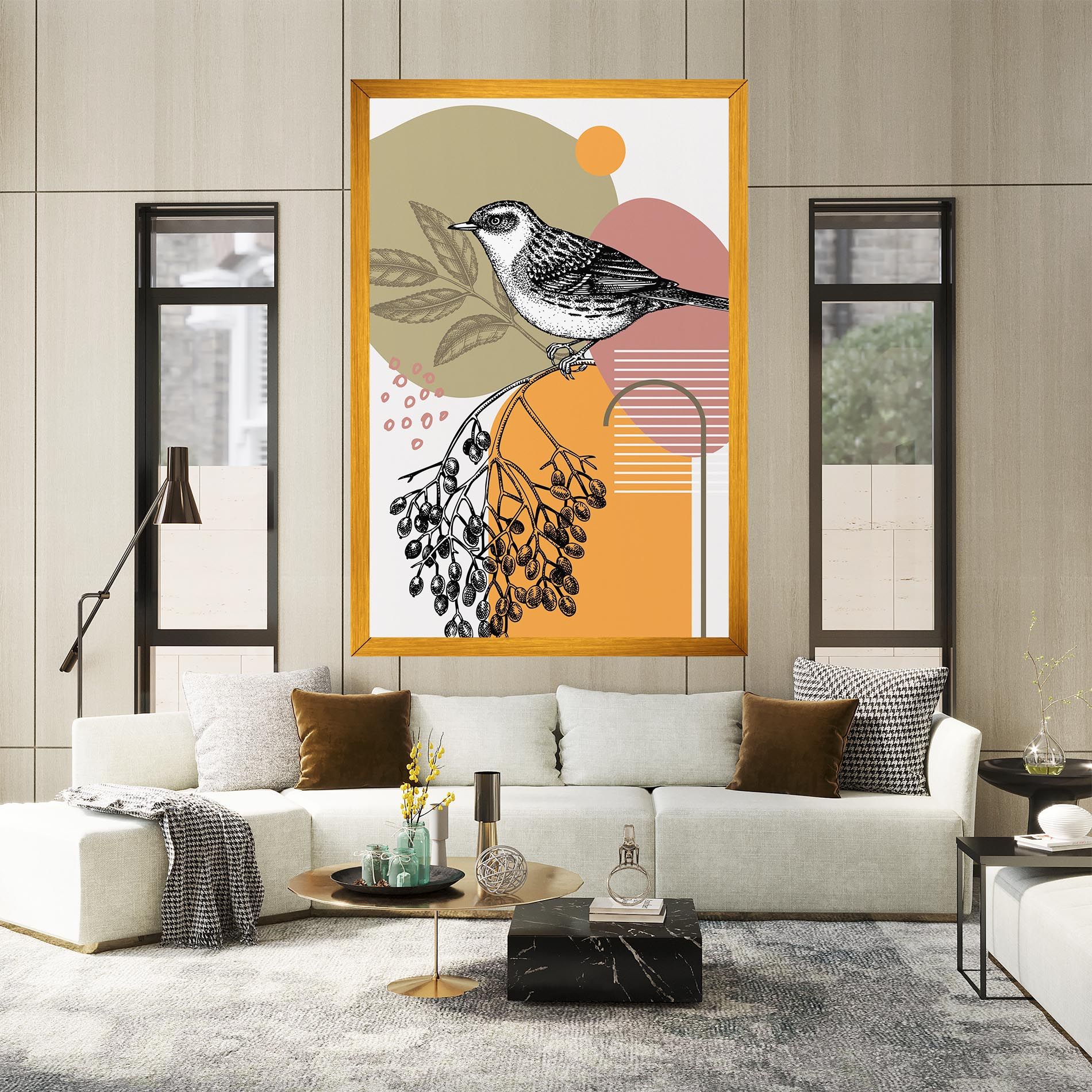 Bird Collage mockup 2